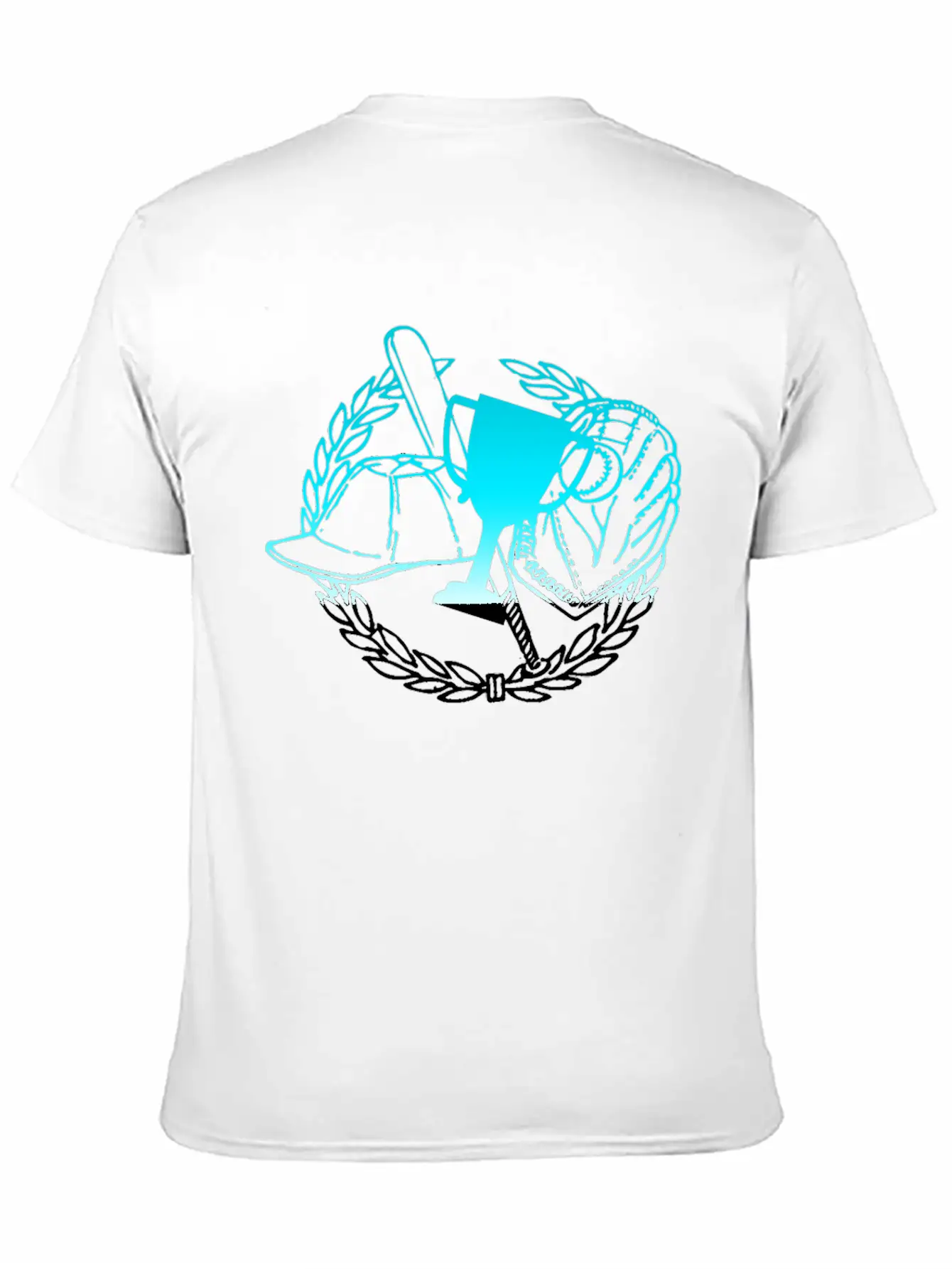 Baseball Cap Bat Glove - Sport Competition Game Timeless Short Sleeve Tee – Comfy And Minimalist Design