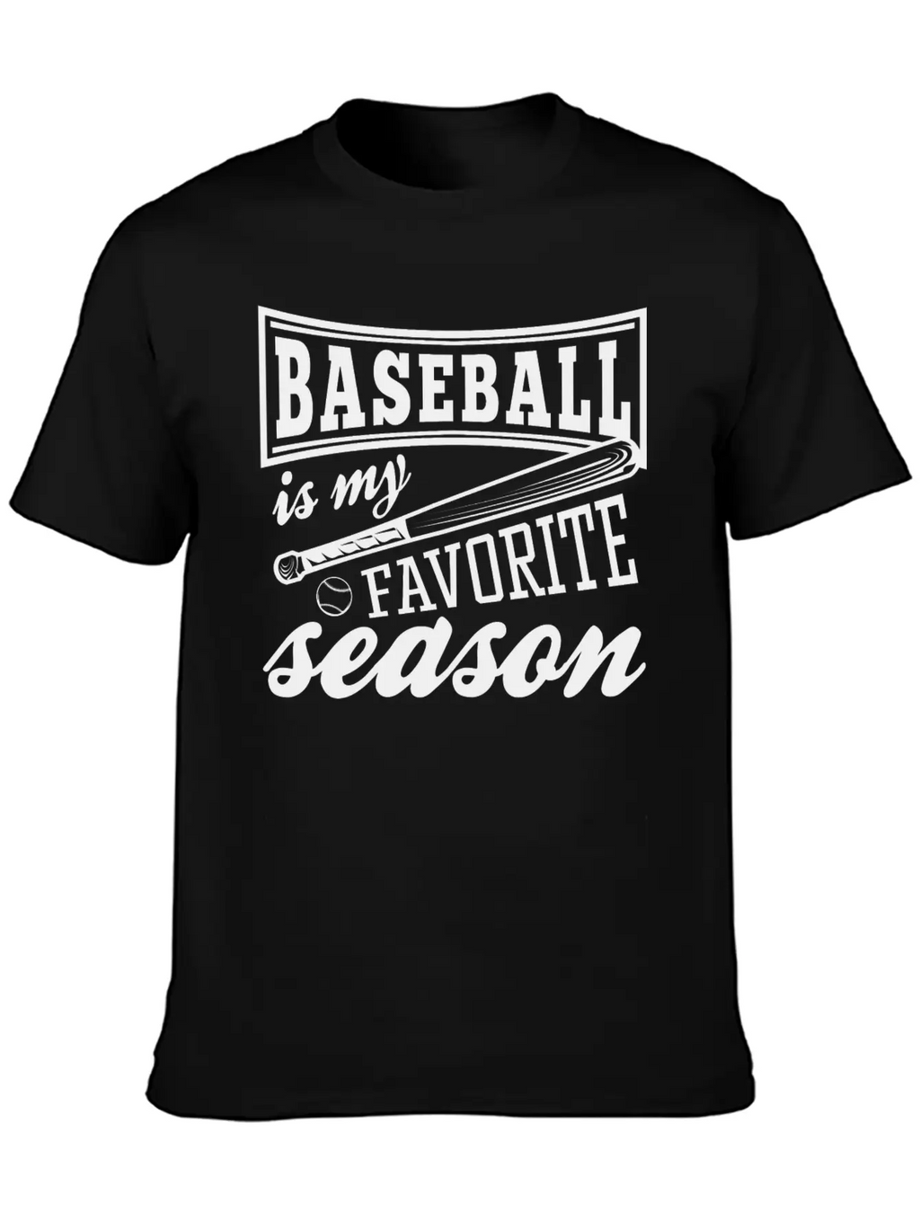 Baseball Is My Favorite Season Relaxed Everyday Tee – Lightweight And Durable Cotton