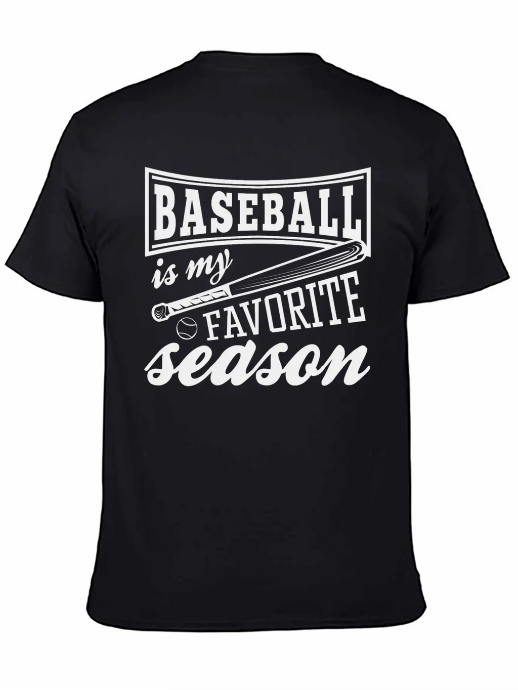 Baseball Is My Favorite Season Relaxed Everyday Tee – Lightweight And Durable Cotton