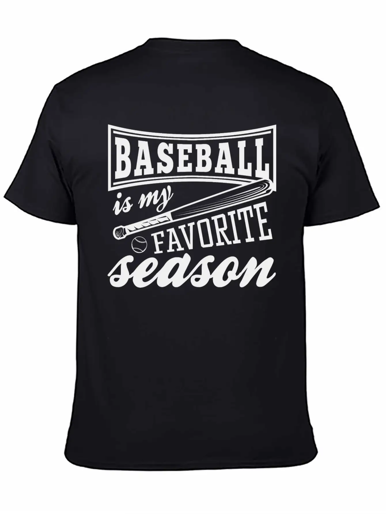 Baseball Is My Favorite Season Relaxed Everyday Tee – Lightweight And Durable Cotton