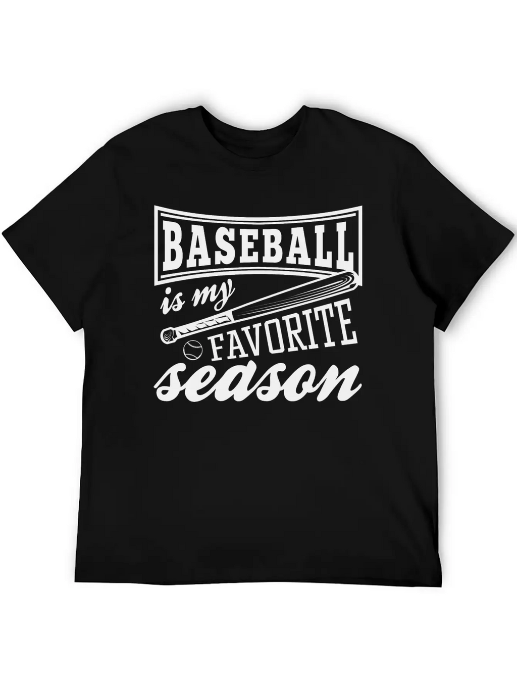 Baseball Is My Favorite Season Relaxed Everyday Tee – Lightweight And Durable Cotton