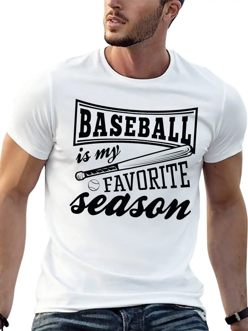 Baseball Is My Favorite Season Relaxed Everyday Tee – Lightweight And Durable Cotton