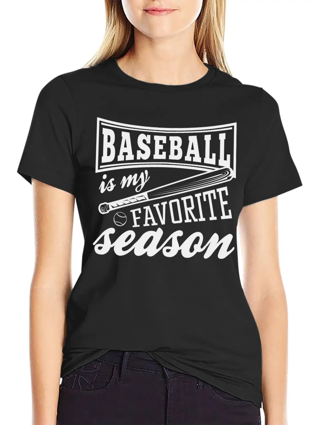 Baseball Is My Favorite Season Relaxed Everyday Tee – Lightweight And Durable Cotton