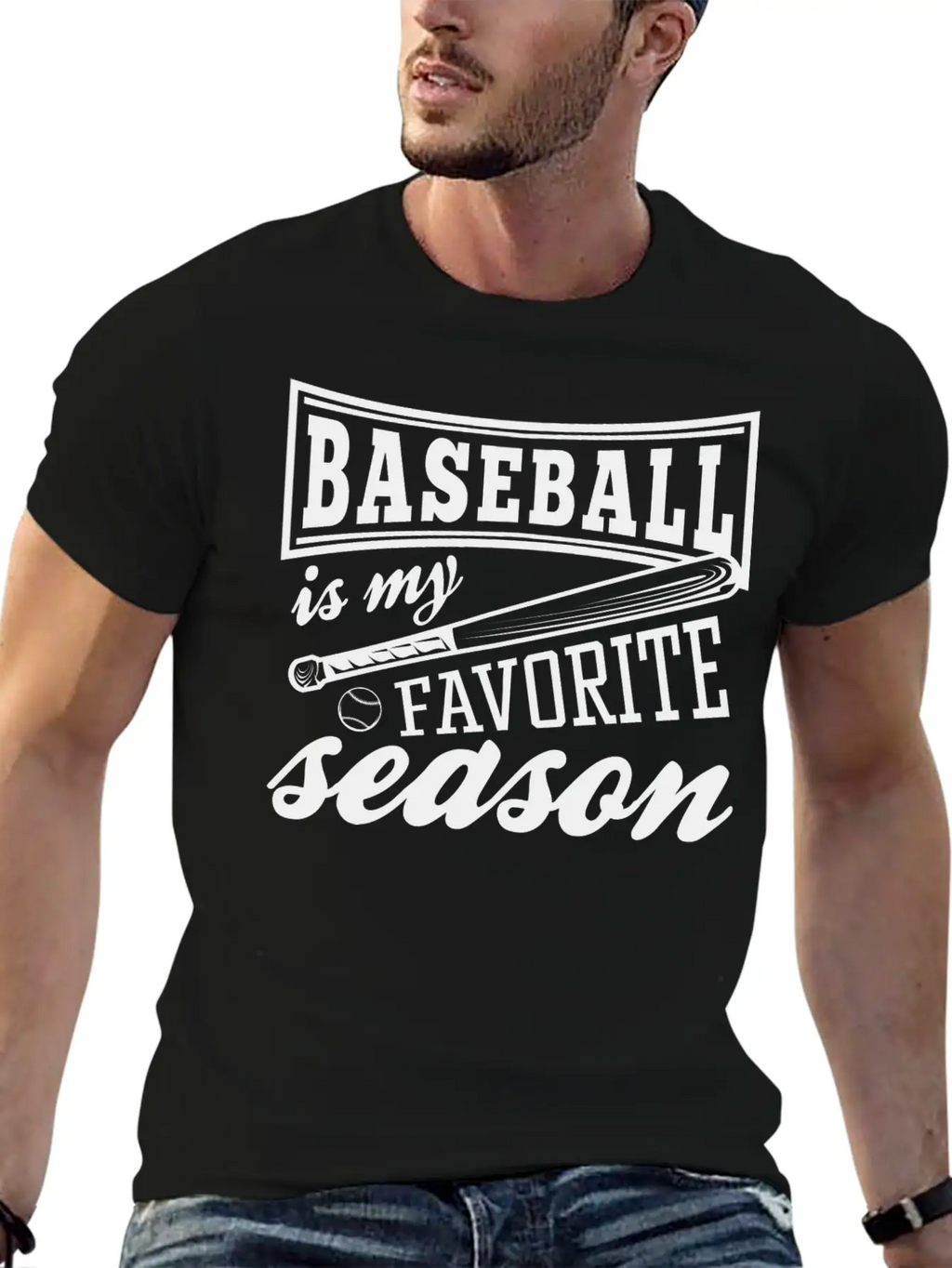 Baseball Is My Favorite Season Relaxed Everyday Tee – Lightweight And Durable Cotton