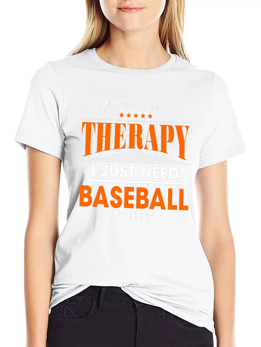 Baseball Is My Therapy Breathable Graphic T-Shirt – Perfect For Casual Days