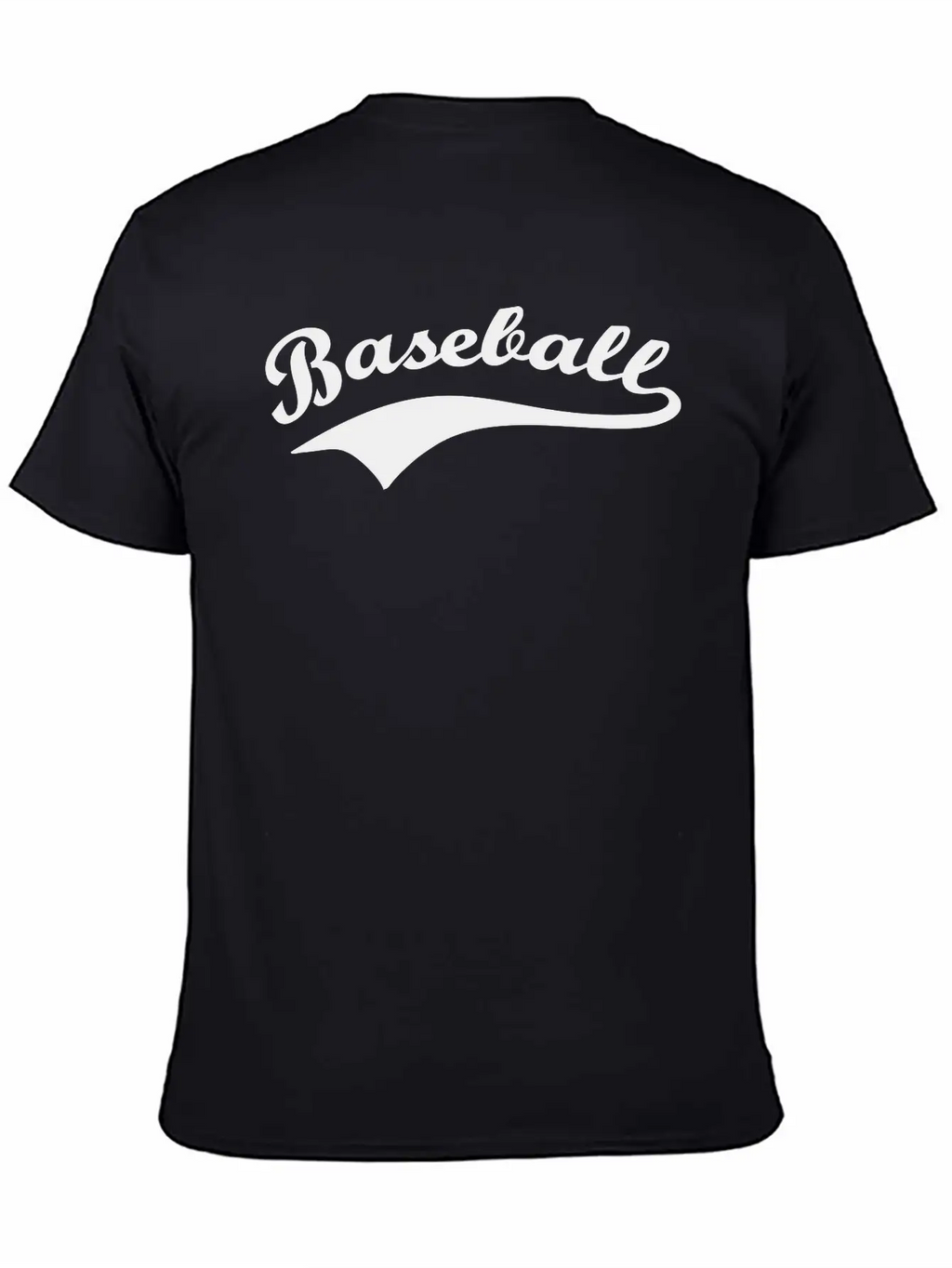 Baseball Lettering Basic Graphic T-Shirt – Daily Comfort In Soft Cotton