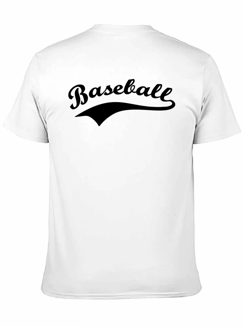 Baseball Lettering Basic Graphic T-Shirt – Daily Comfort In Soft Cotton