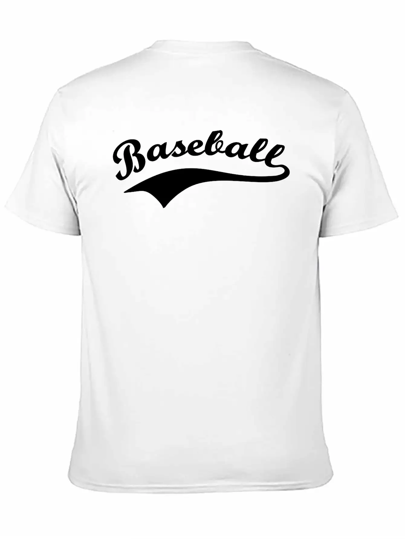 Baseball Lettering Basic Graphic T-Shirt – Daily Comfort In Soft Cotton