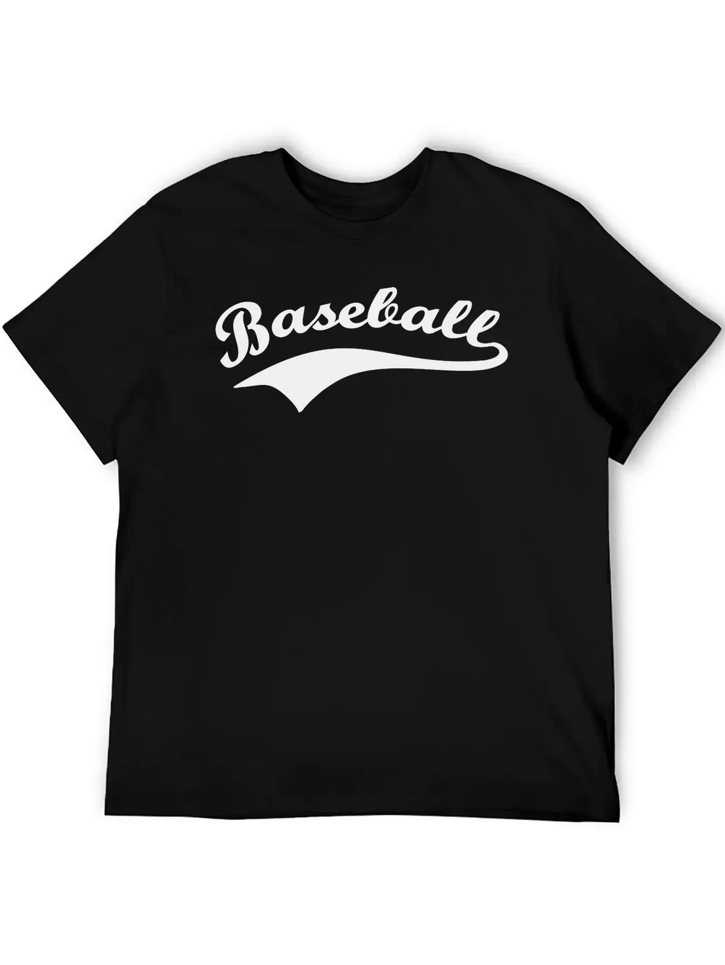 Baseball Lettering Basic Graphic T-Shirt – Daily Comfort In Soft Cotton