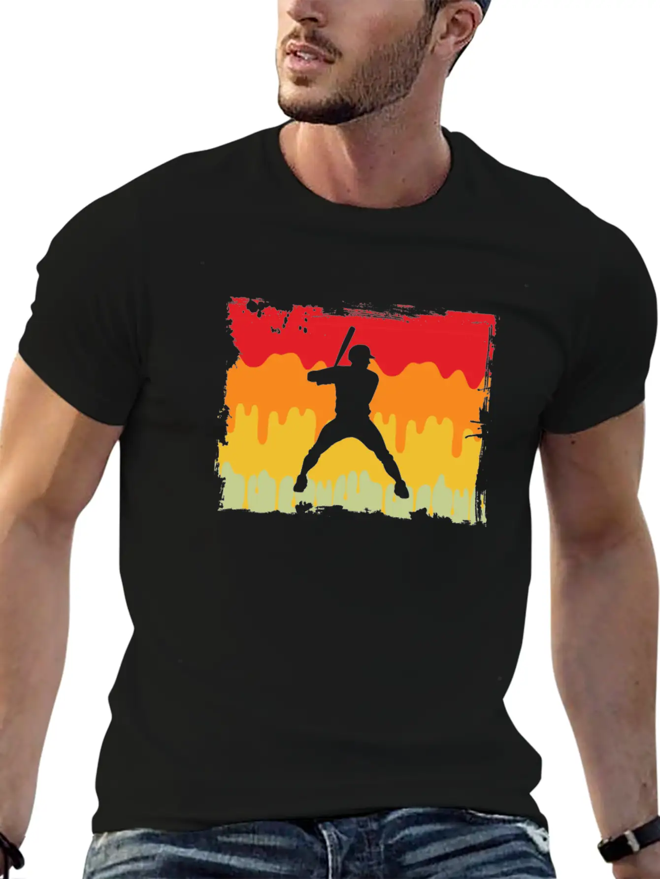 Baseball Retro Essential Cotton Tee For Daily Outfits – Unisex Style