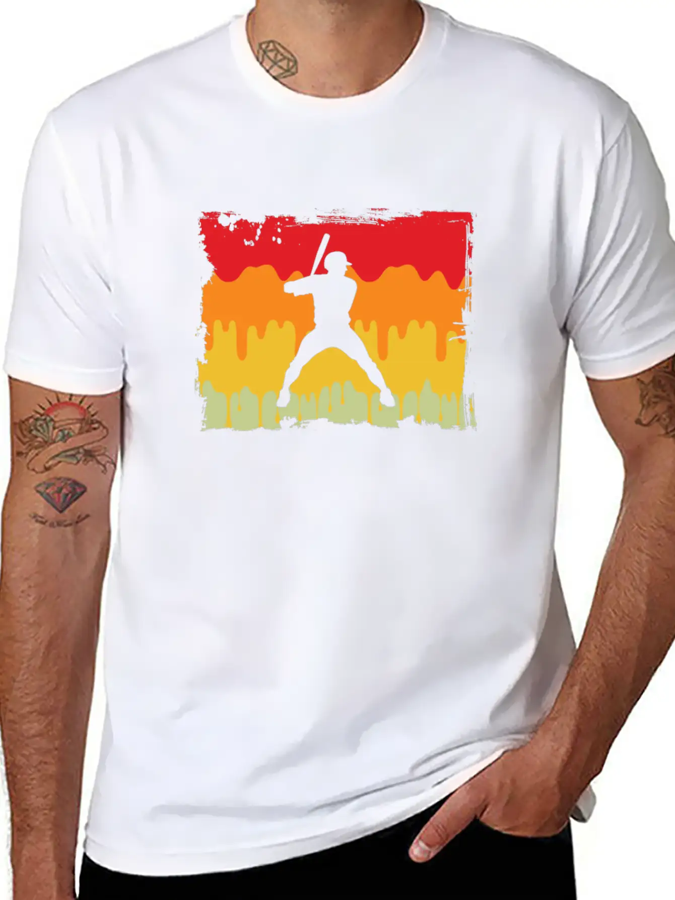 Baseball Retro Essential Cotton Tee For Daily Outfits – Unisex Style