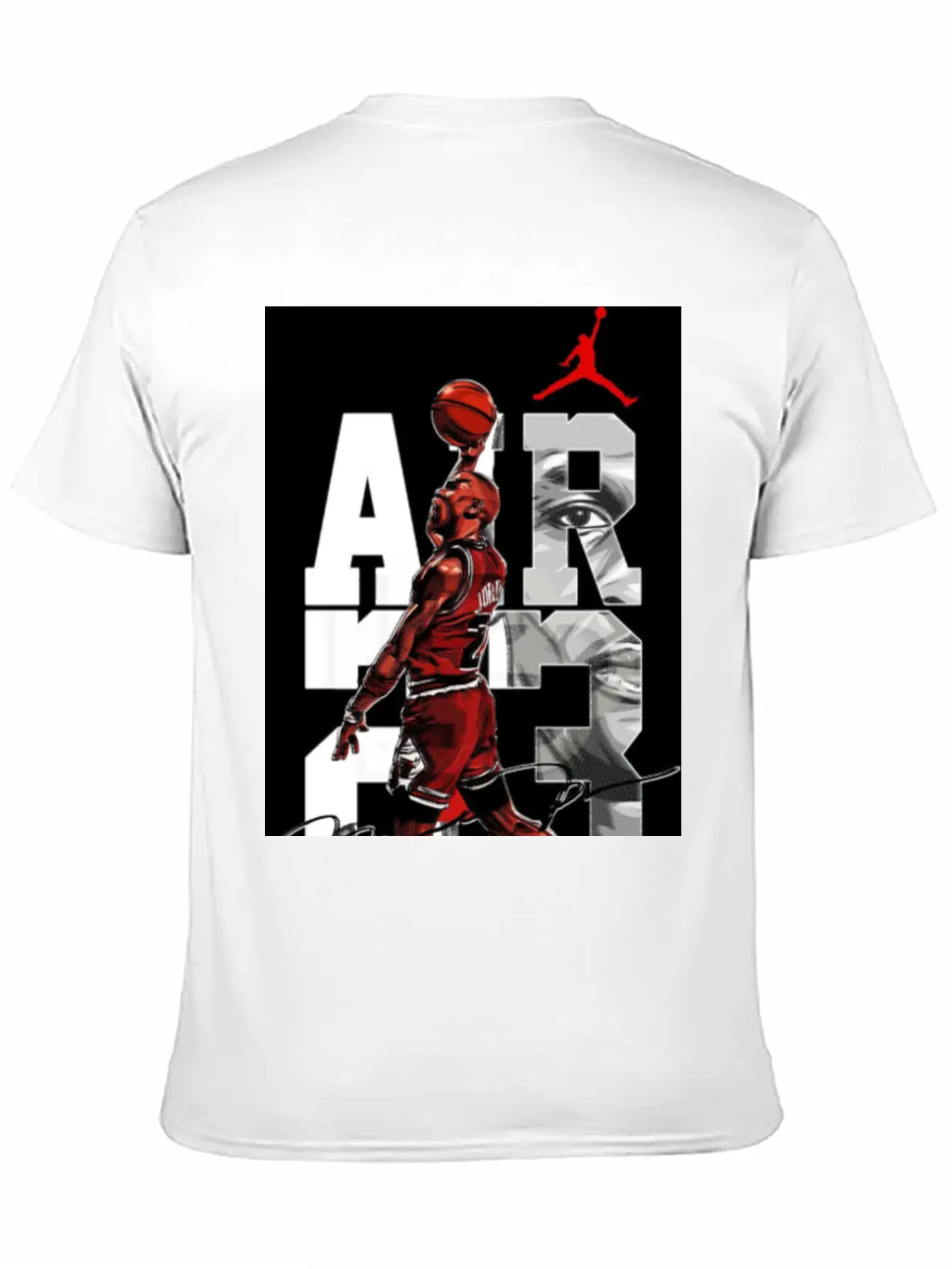 Basket Player Art Jordan T Shirts Relaxed Everyday Tee – Lightweight And Durable Cotton