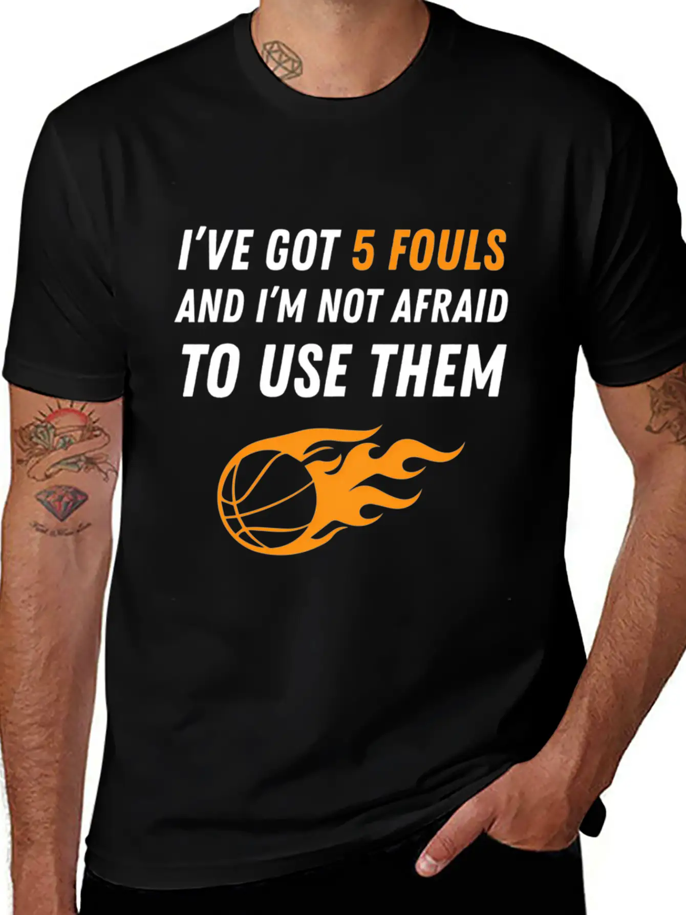 Basketball 5 Fouls Timeless Short Sleeve Tee – Comfy And Minimalist Design