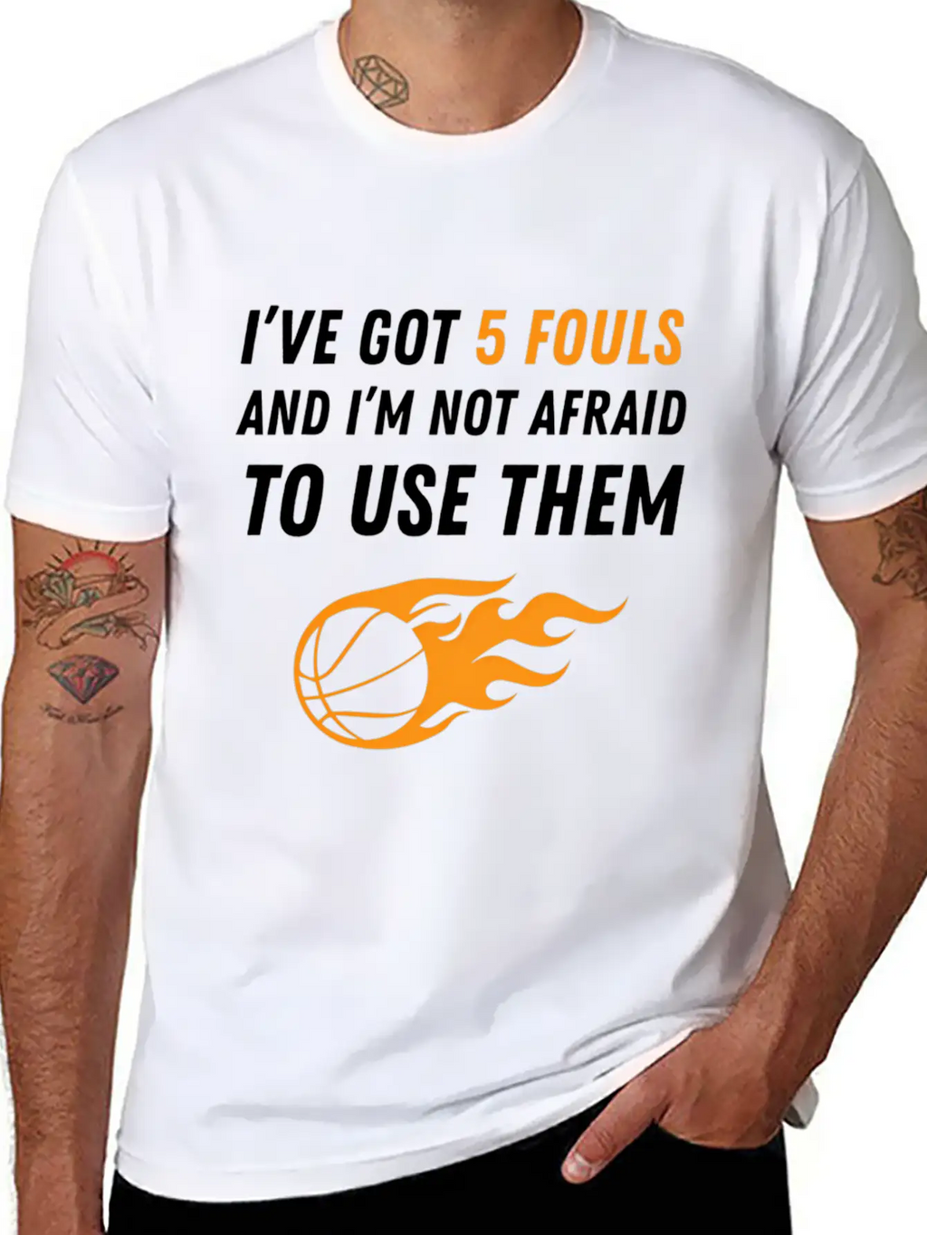 Basketball 5 Fouls Timeless Short Sleeve Tee – Comfy And Minimalist Design