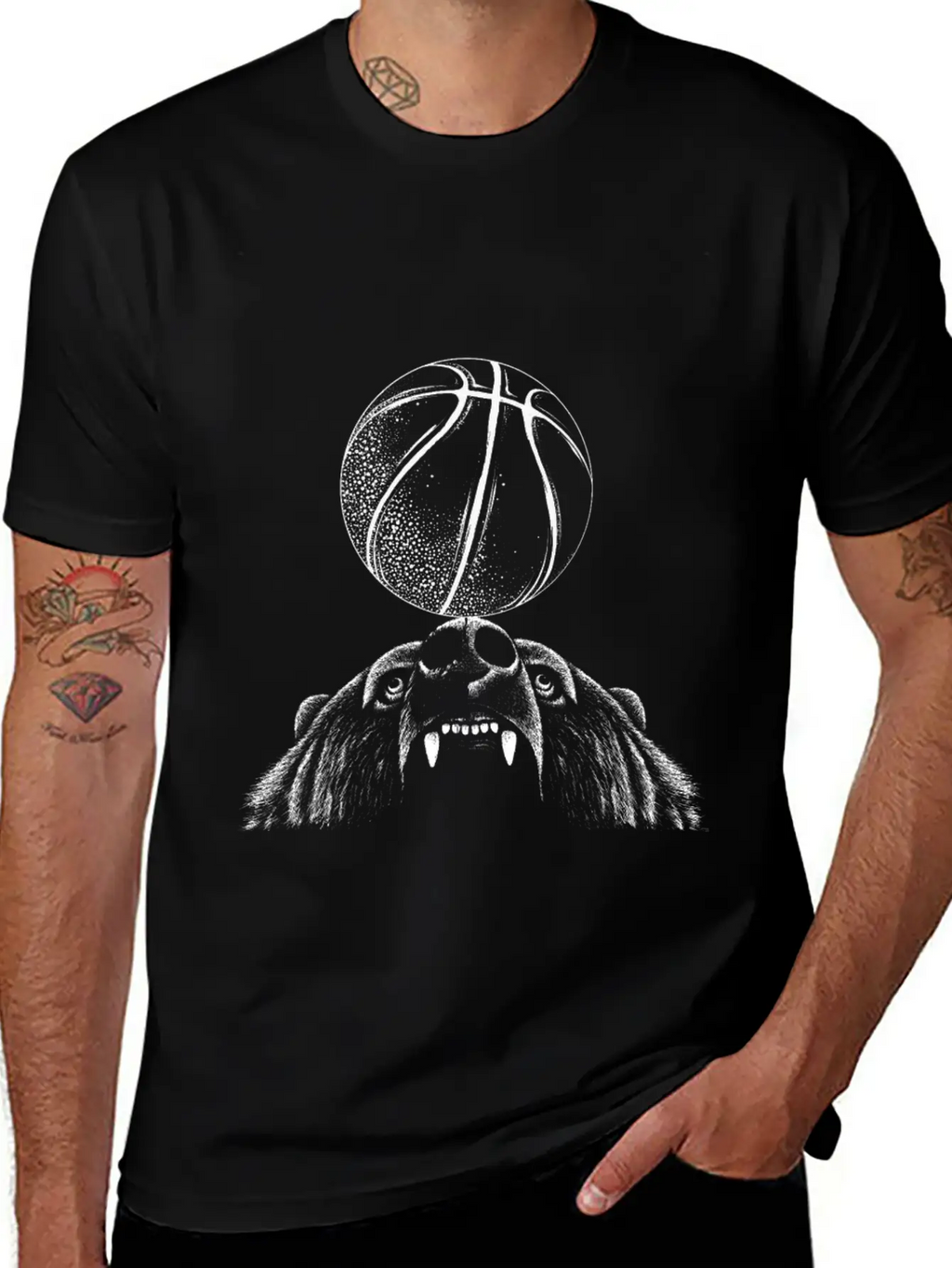 Basketball Classic Cotton Tee – Unisex Comfort For Any Season