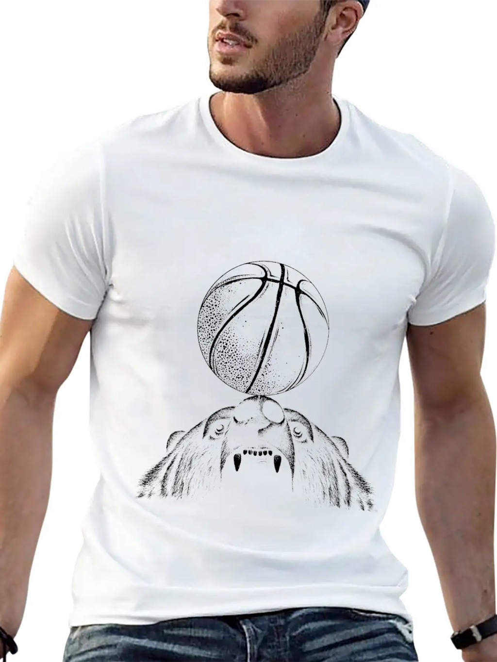 Basketball Classic Cotton Tee – Unisex Comfort For Any Season