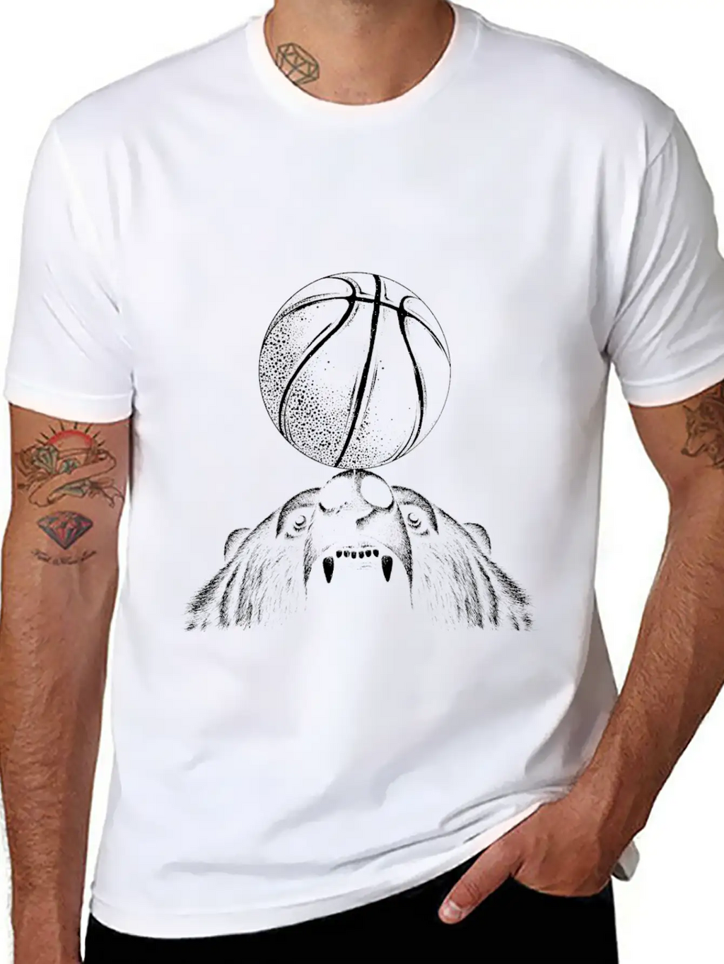 Basketball Classic Cotton Tee – Unisex Comfort For Any Season