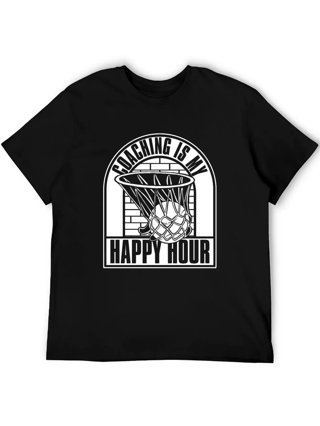 Basketball Coach Basic Graphic T-Shirt – Daily Comfort In Soft Cotton