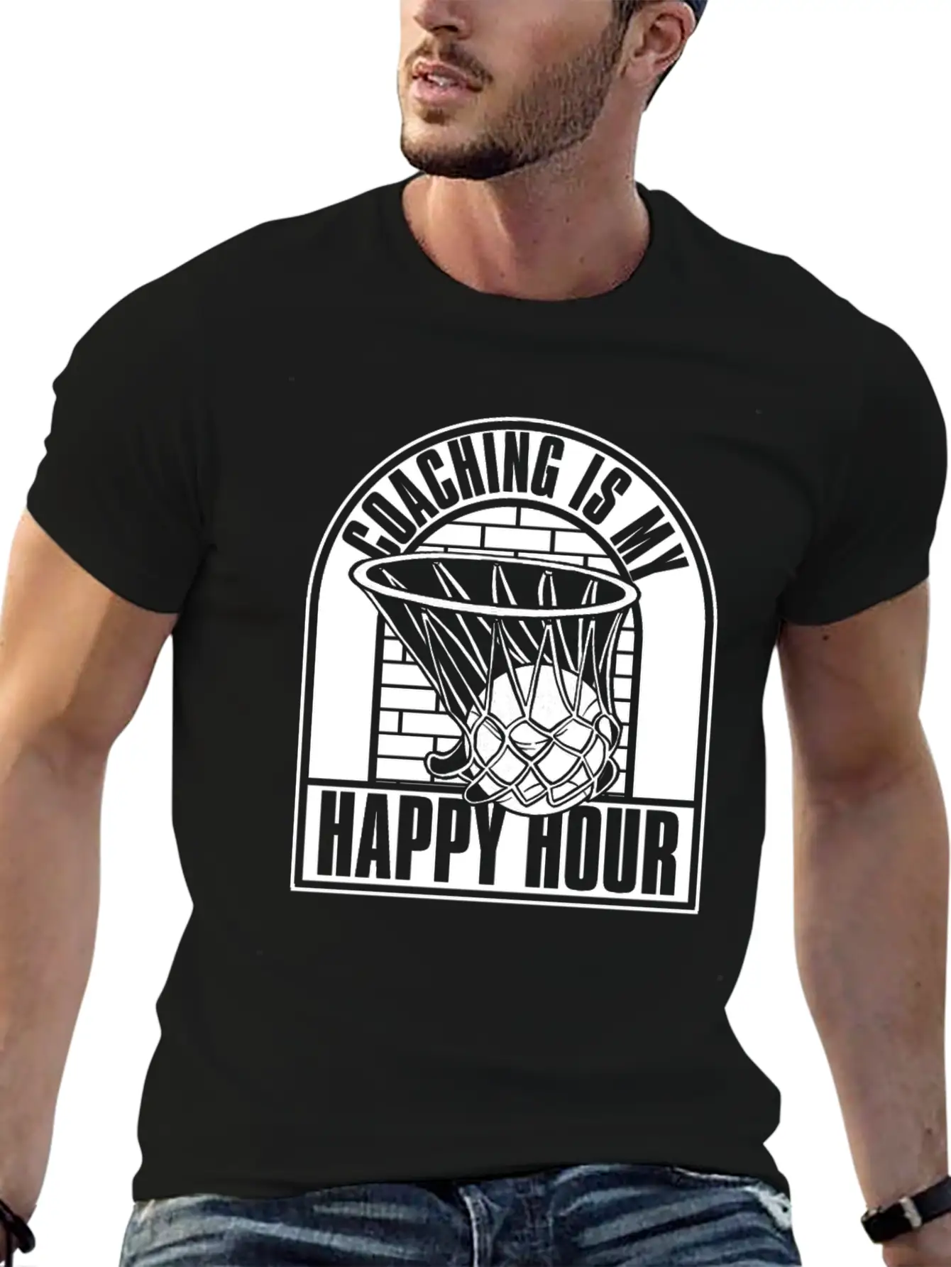 Basketball Coach Basic Graphic T-Shirt – Daily Comfort In Soft Cotton
