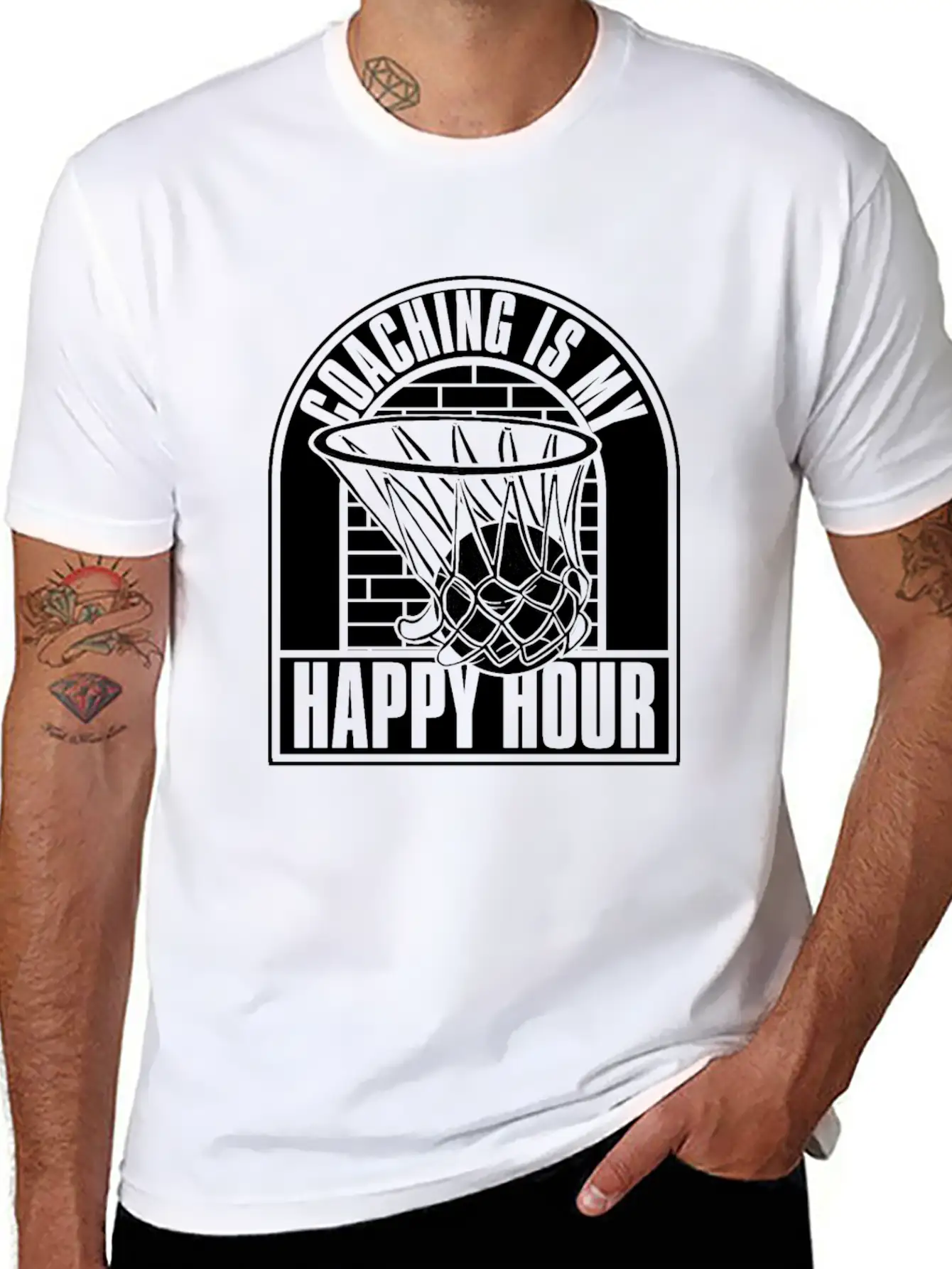 Basketball Coach Basic Graphic T-Shirt – Daily Comfort In Soft Cotton
