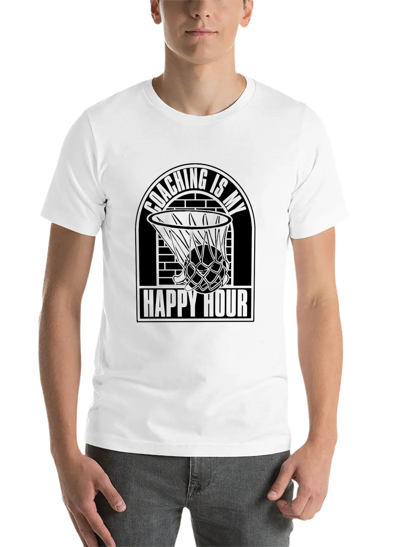 Basketball Coach Basic Graphic T-Shirt – Daily Comfort In Soft Cotton