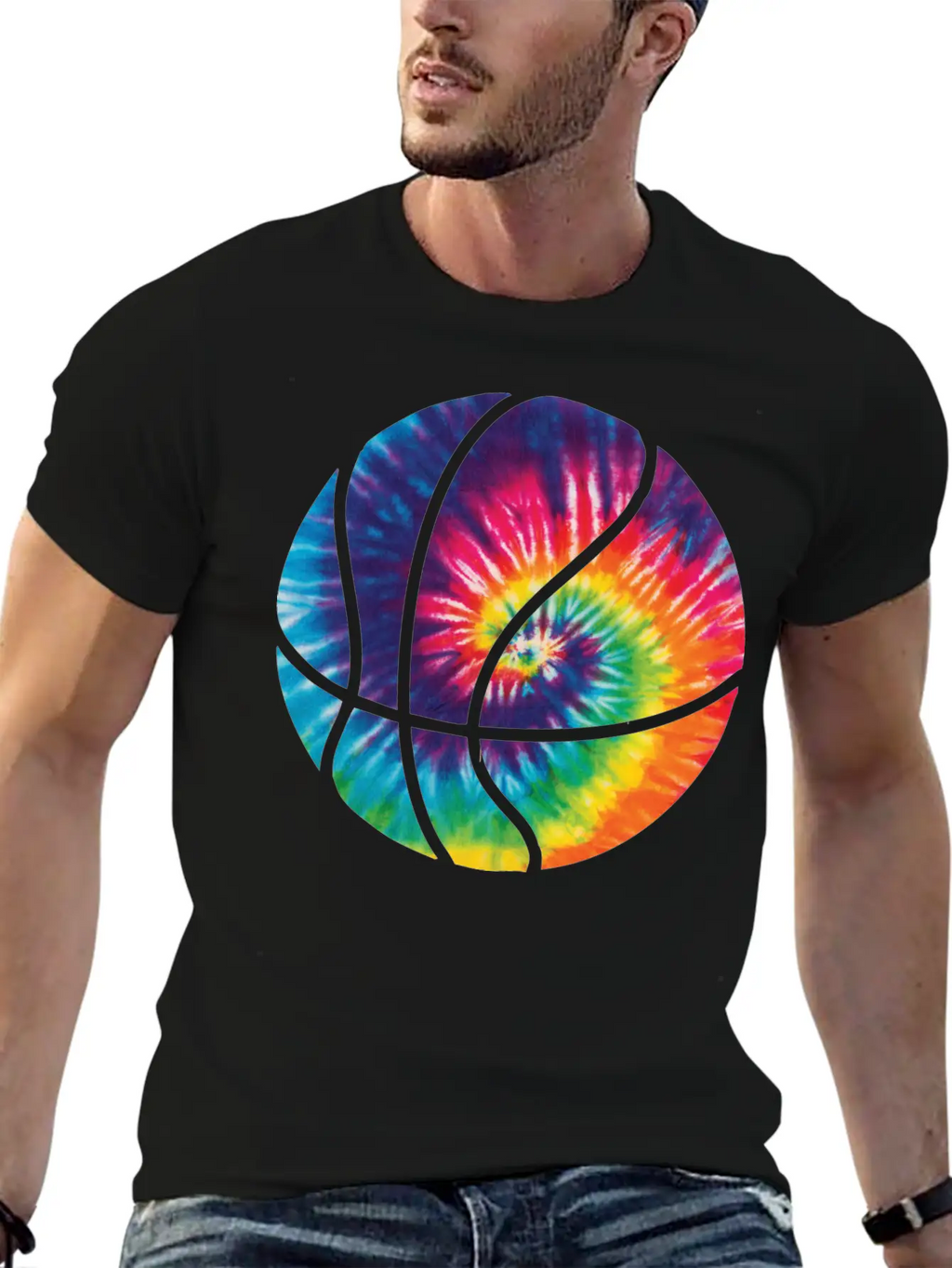 Basketball Colorful Tie Dye T Shirt Timeless Short Sleeve Tee – Comfy And Minimalist Design