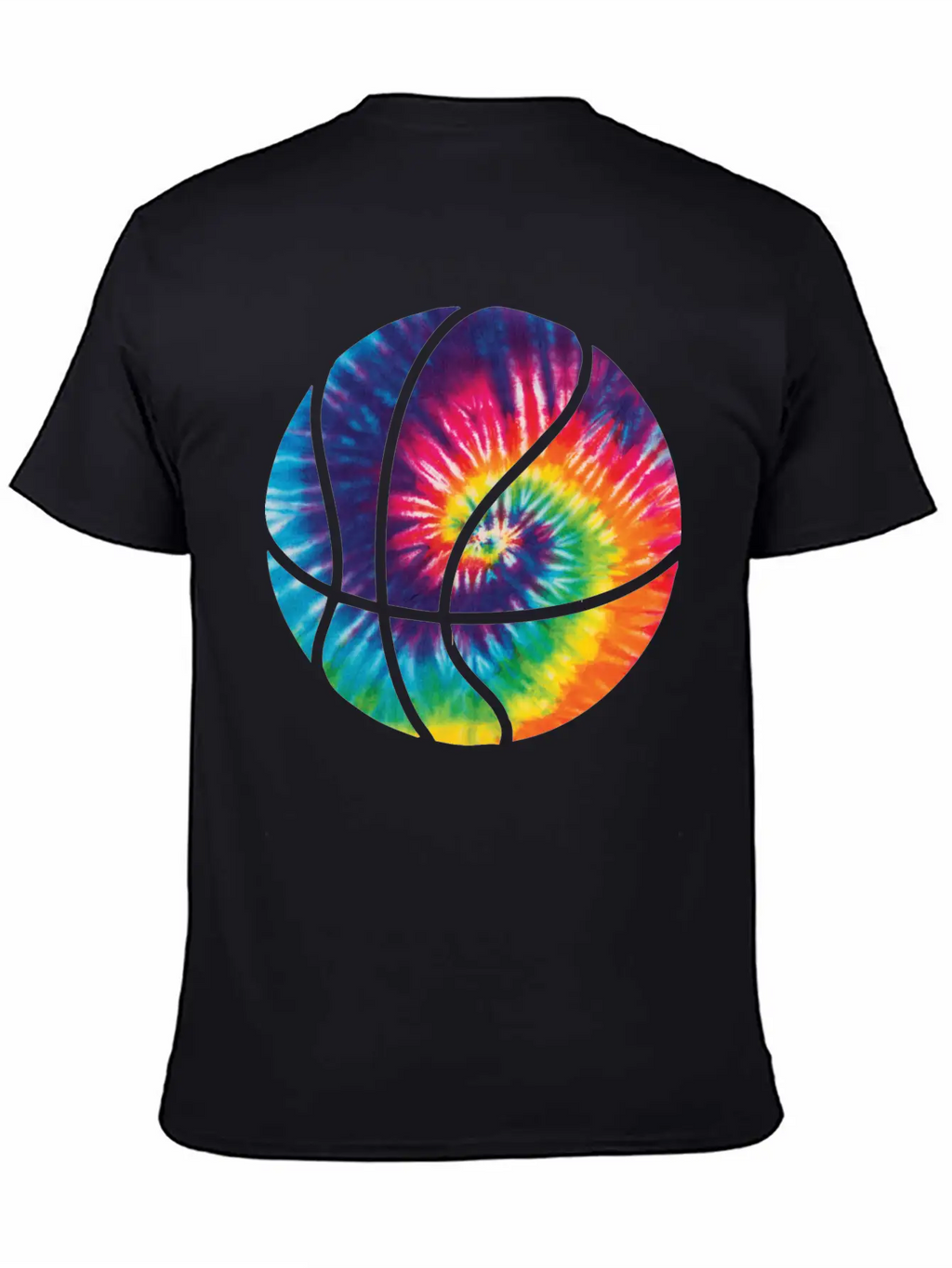 Basketball Colorful Tie Dye T Shirt Timeless Short Sleeve Tee – Comfy And Minimalist Design