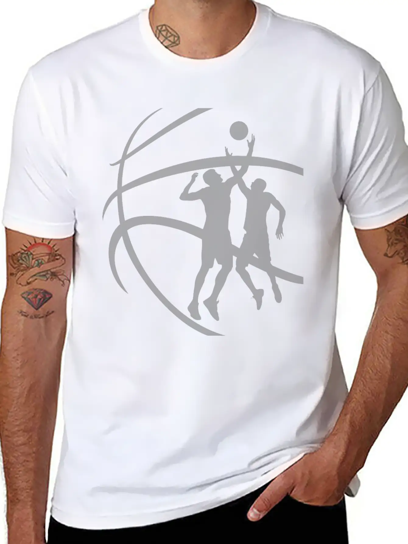 Basketball Competition Classic Cotton Tee – Unisex Comfort For Any Season