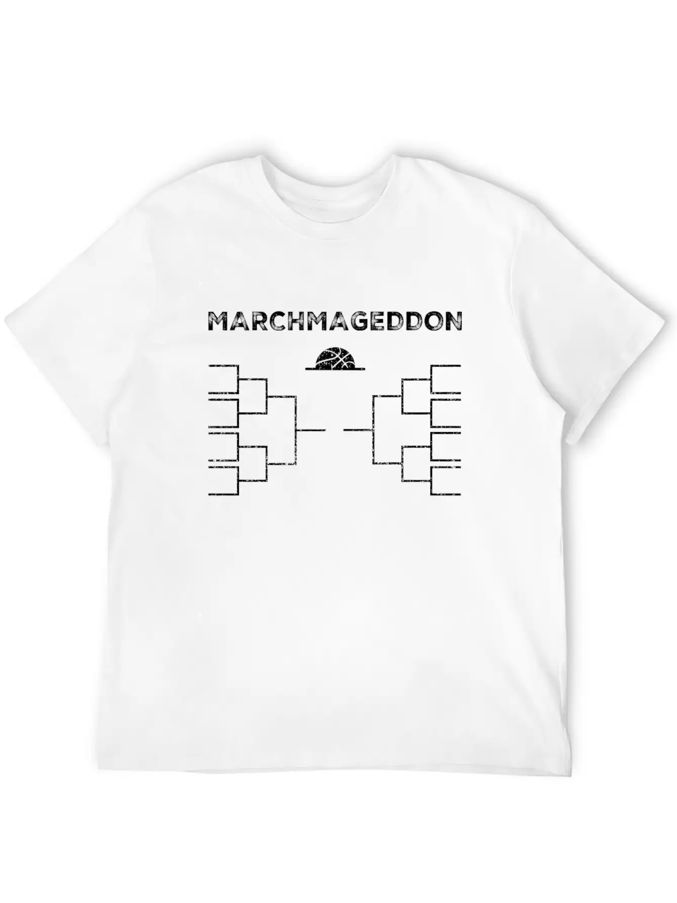 Basketball March Tournament Bracket College Gift Relaxed Everyday Tee – Lightweight And Durable Cotton
