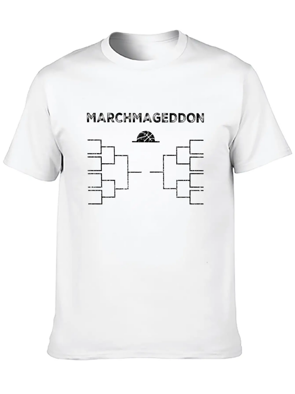 Basketball March Tournament Bracket College Gift Relaxed Everyday Tee – Lightweight And Durable Cotton