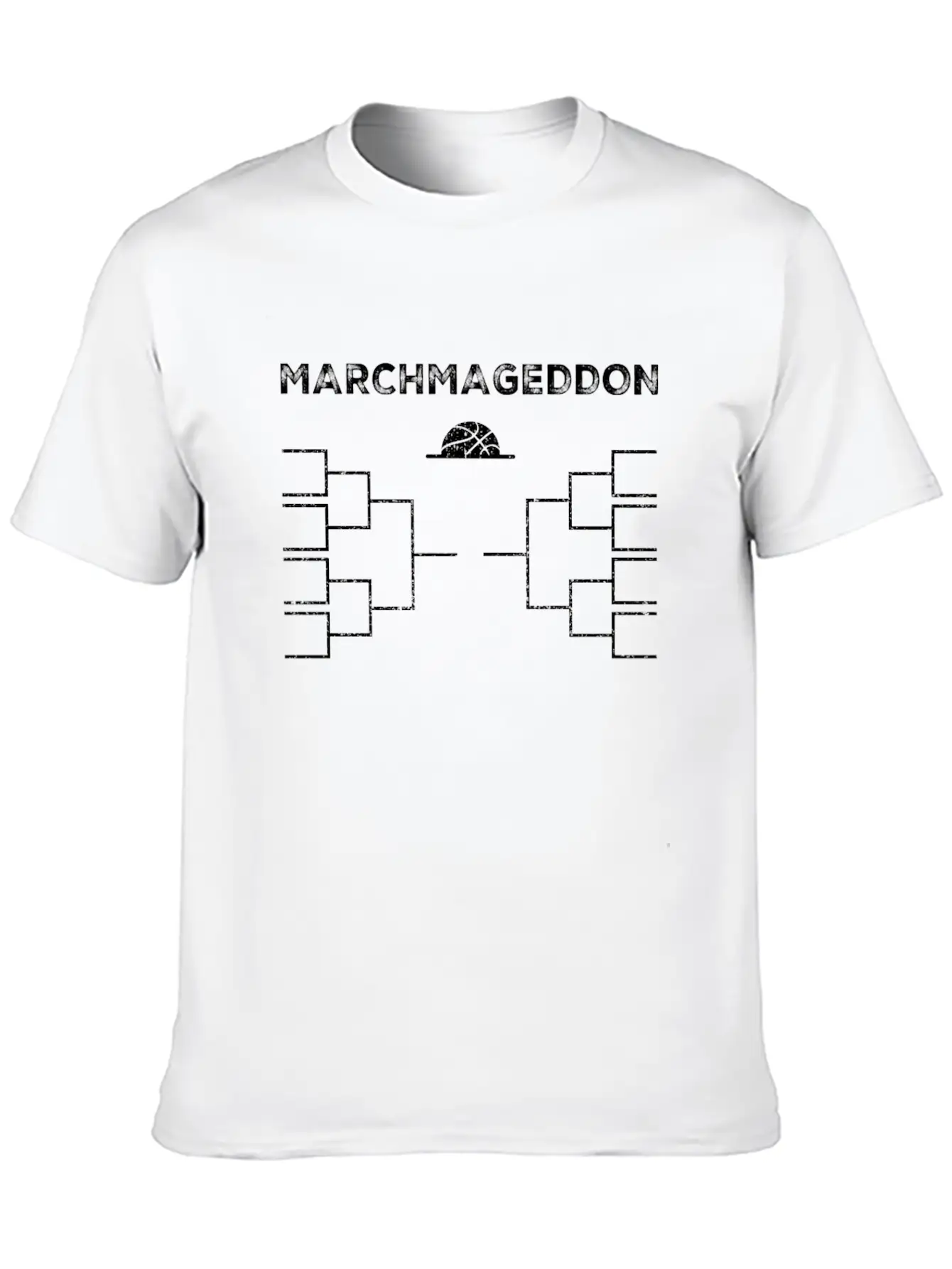 Basketball March Tournament Bracket College Gift Relaxed Everyday Tee – Lightweight And Durable Cotton