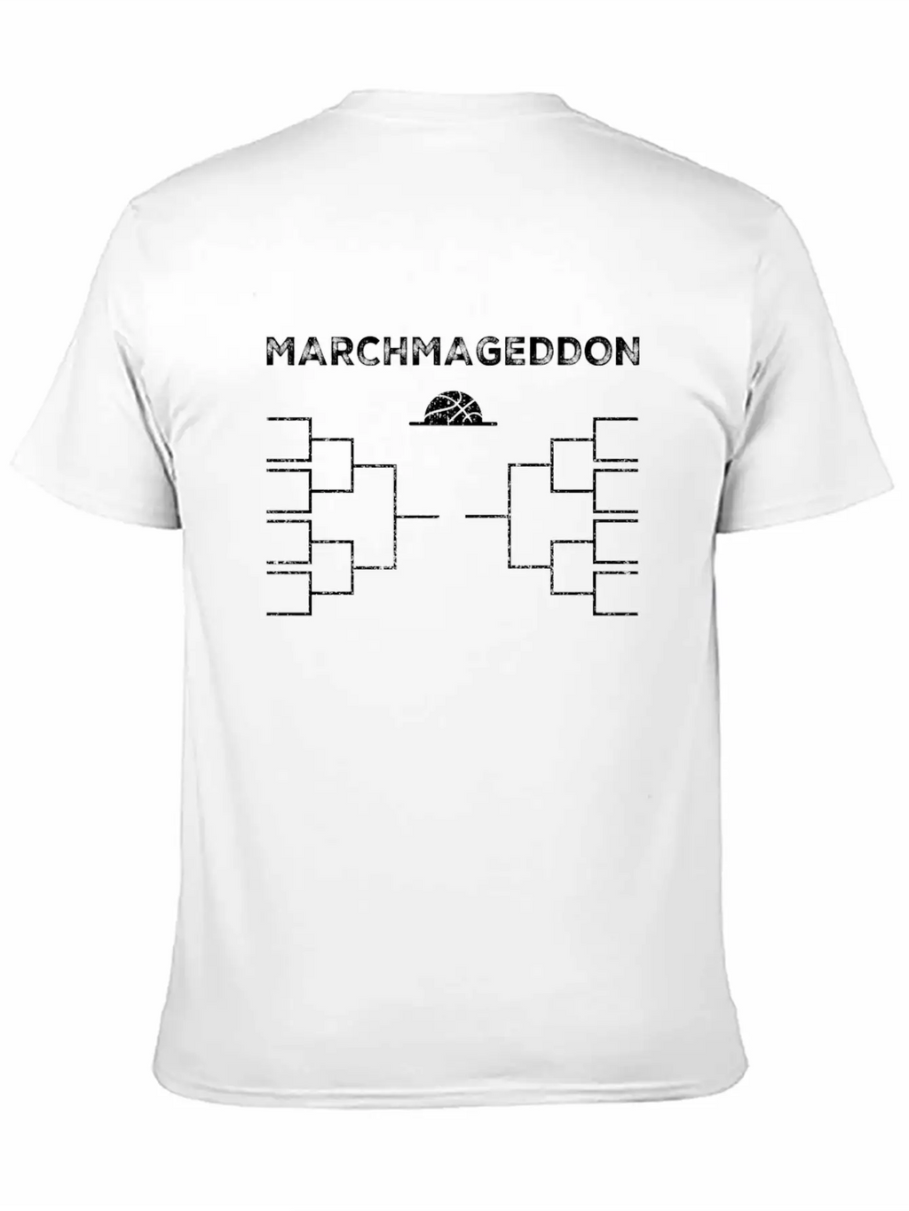 Basketball March Tournament Bracket College Gift Relaxed Everyday Tee – Lightweight And Durable Cotton
