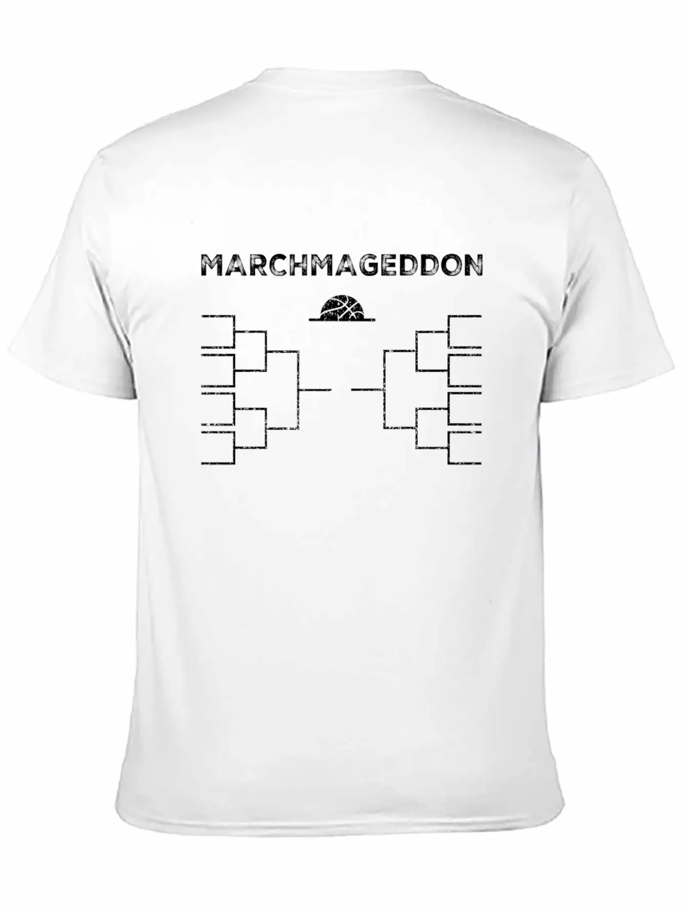 Basketball March Tournament Bracket College Gift Relaxed Everyday Tee – Lightweight And Durable Cotton