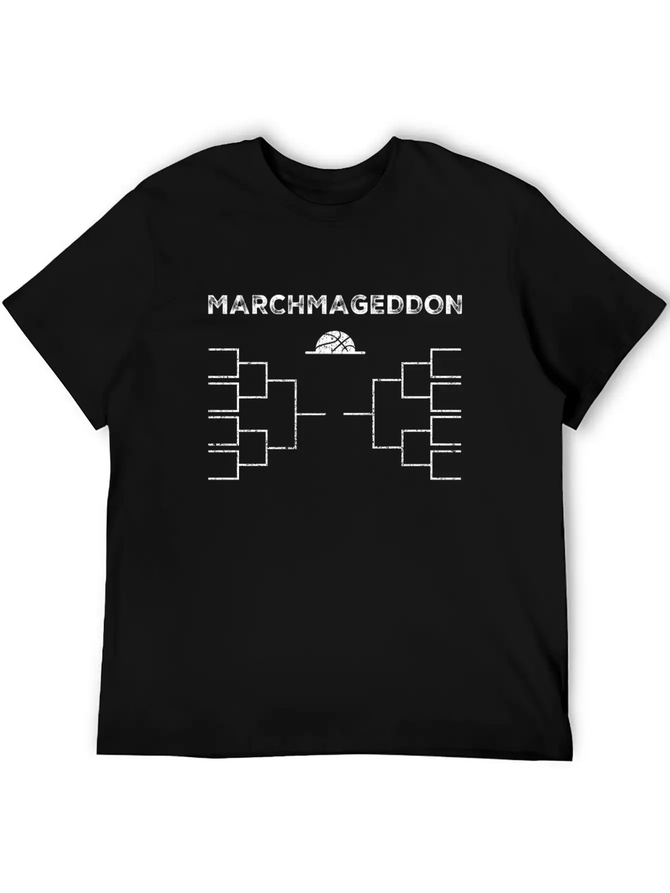 Basketball March Tournament Bracket College Gift Relaxed Everyday Tee – Lightweight And Durable Cotton