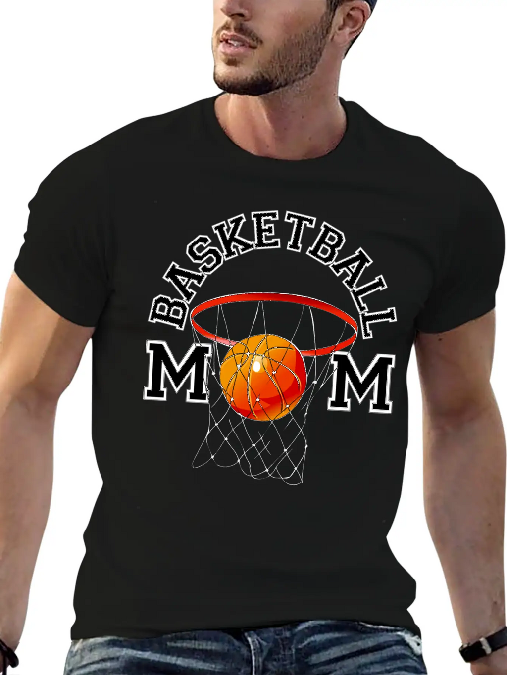 Basketball Mom Unisex Casual T-Shirt – Clean Design For Daily Comfort