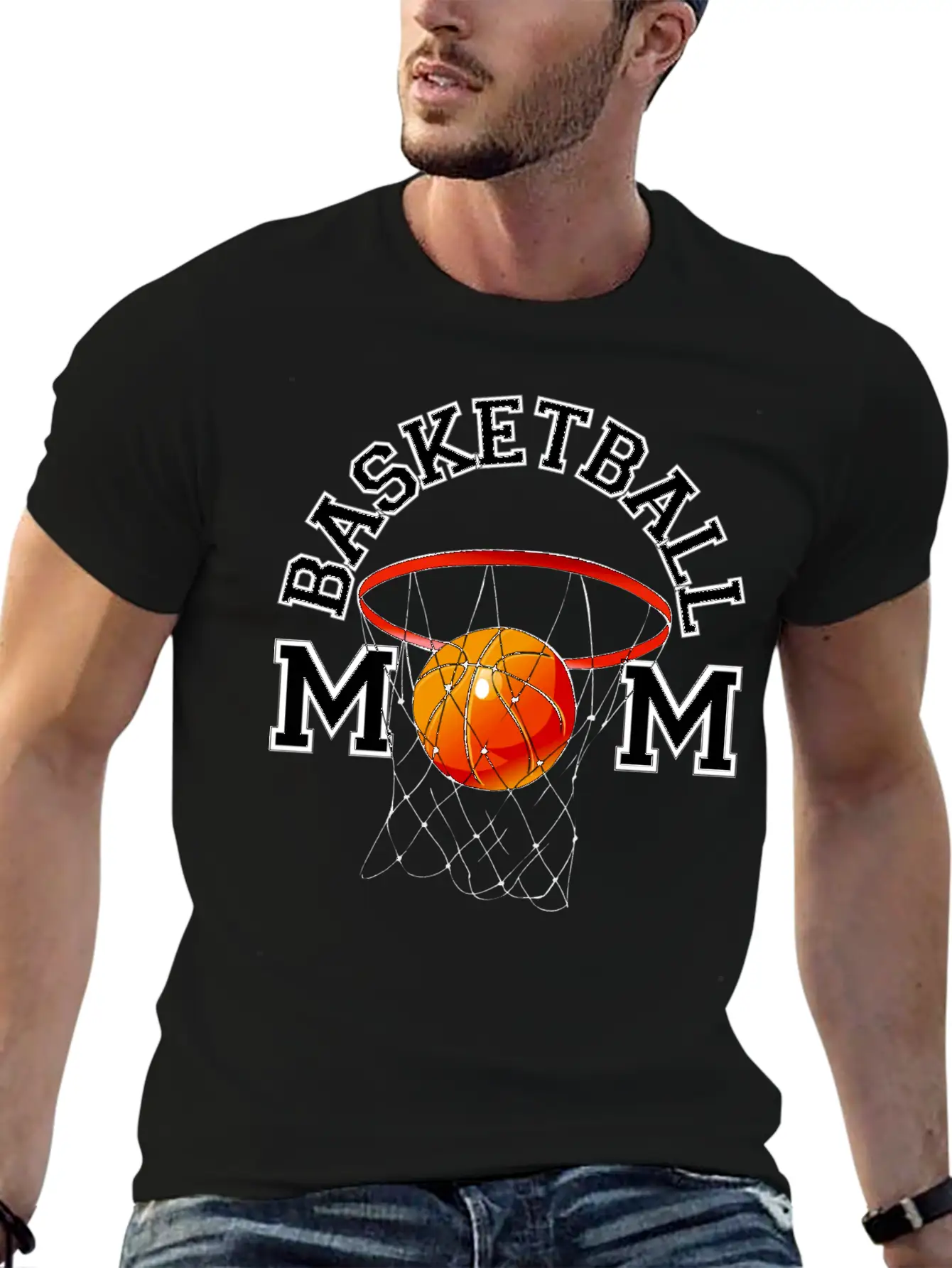 Basketball Mom Unisex Casual T-Shirt – Clean Design For Daily Comfort