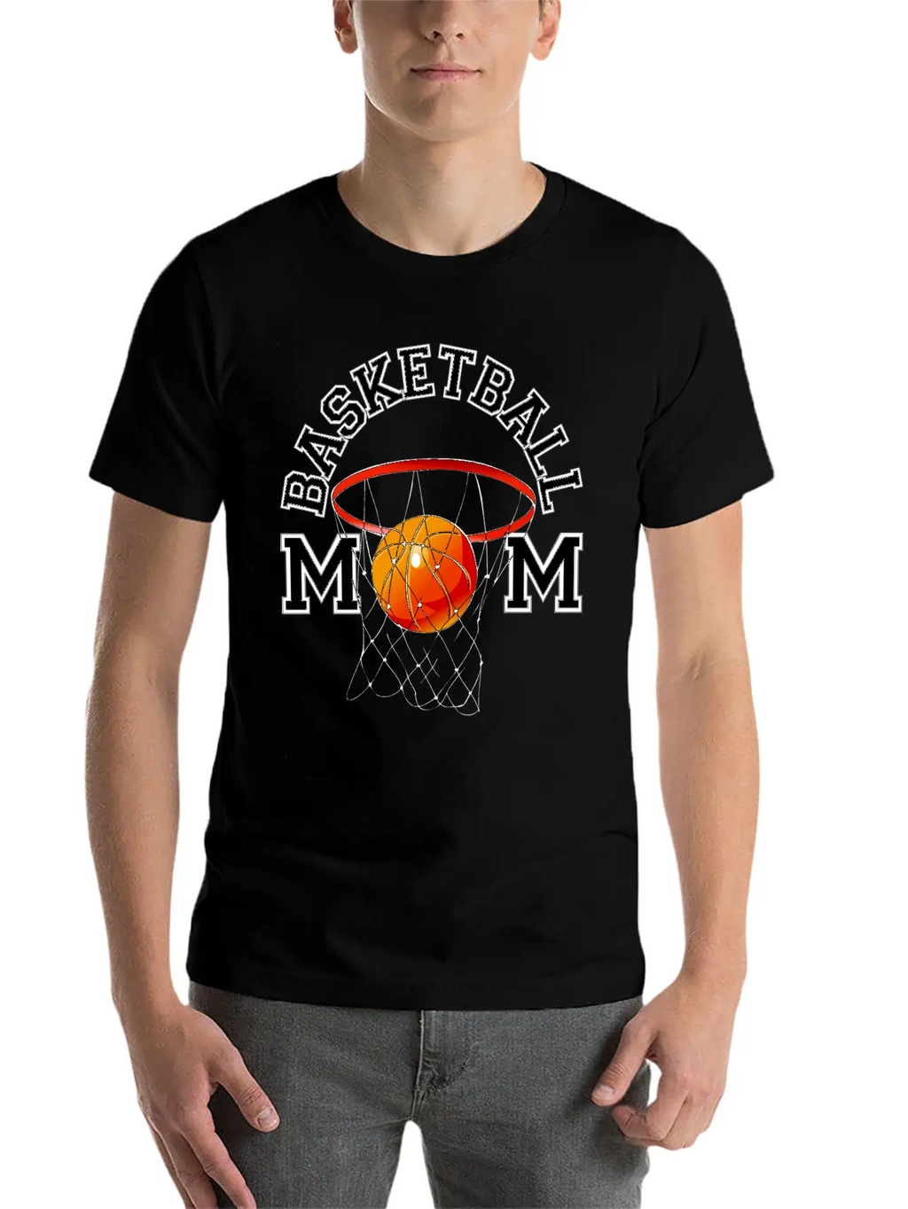 Basketball Mom Unisex Casual T-Shirt – Clean Design For Daily Comfort