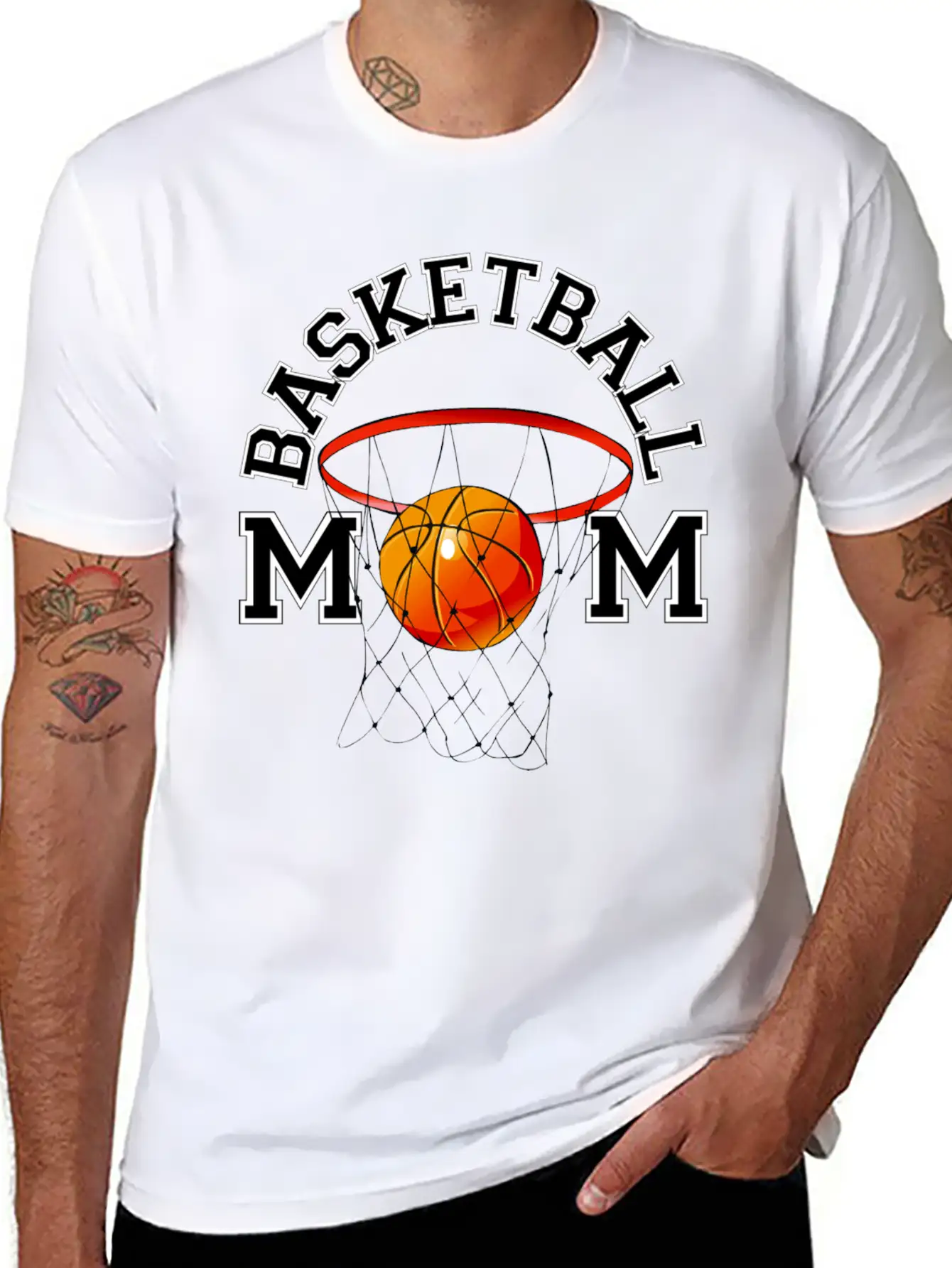 Basketball Mom Unisex Casual T-Shirt – Clean Design For Daily Comfort