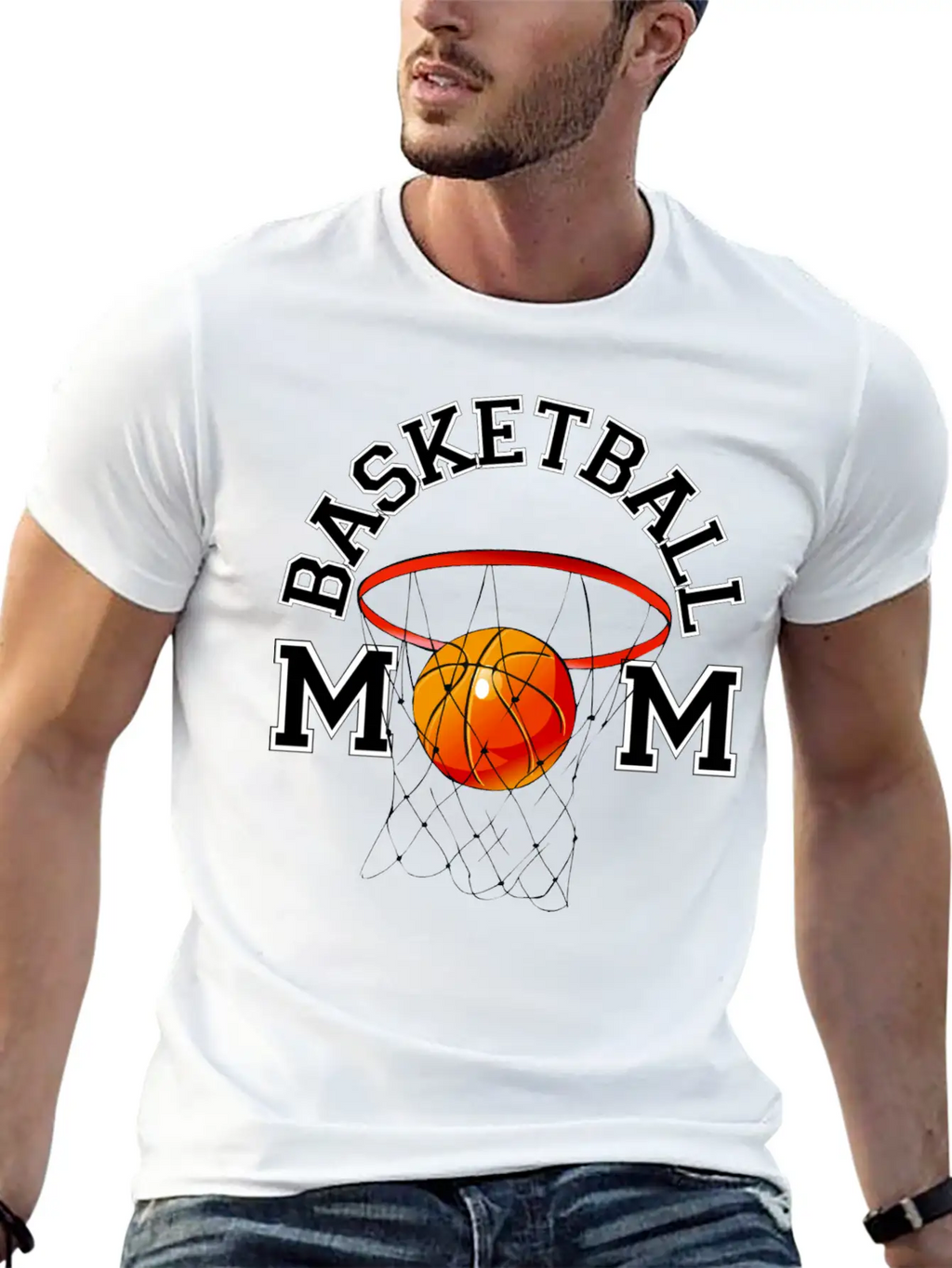 Basketball Mom Unisex Casual T-Shirt – Clean Design For Daily Comfort