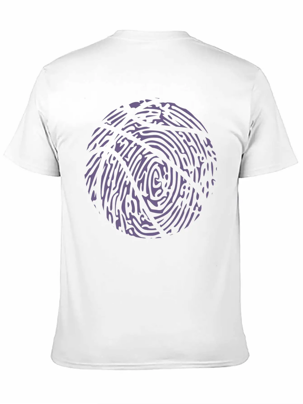 Basketball Player Fingerprint Passion - Creative Essential Cotton Tee For Daily Outfits – Unisex Style