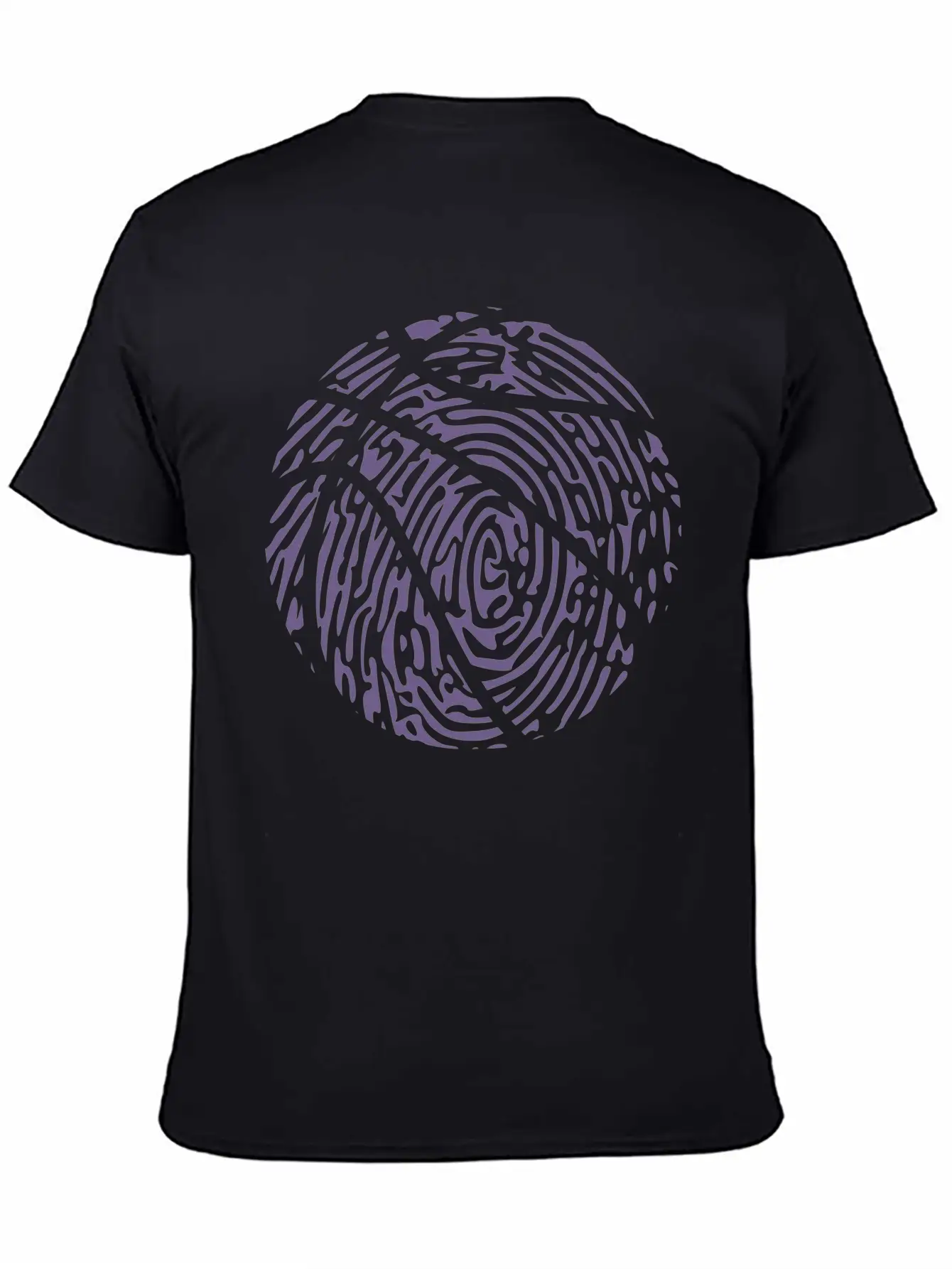 Basketball Player Fingerprint Passion - Creative Essential Cotton Tee For Daily Outfits – Unisex Style