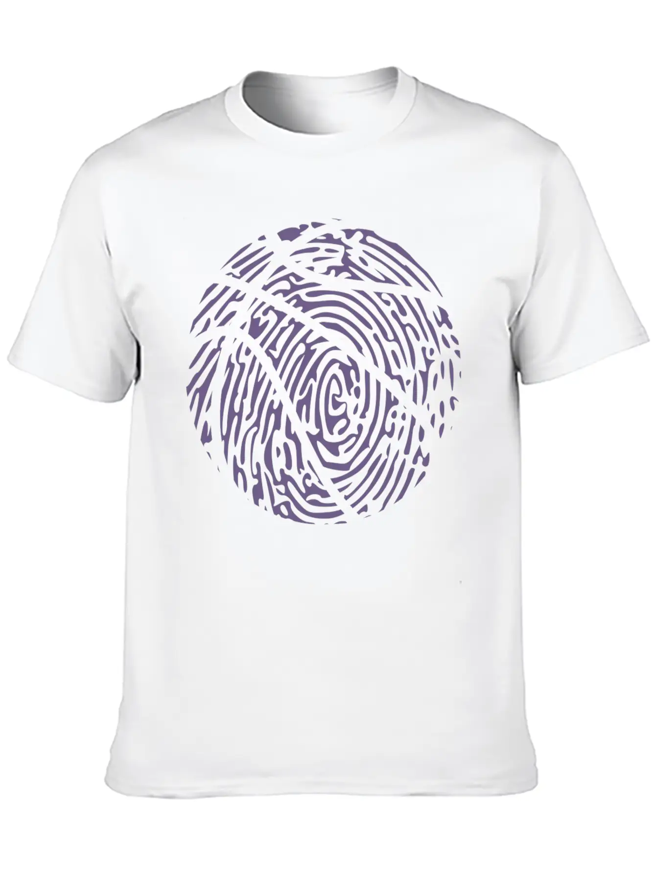 Basketball Player Fingerprint Passion - Creative Essential Cotton Tee For Daily Outfits – Unisex Style