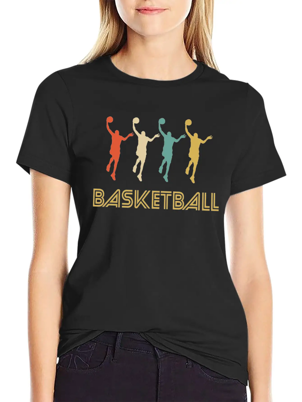 Basketball Player Pop Art Classic Cotton Tee – Unisex Comfort For Any Season