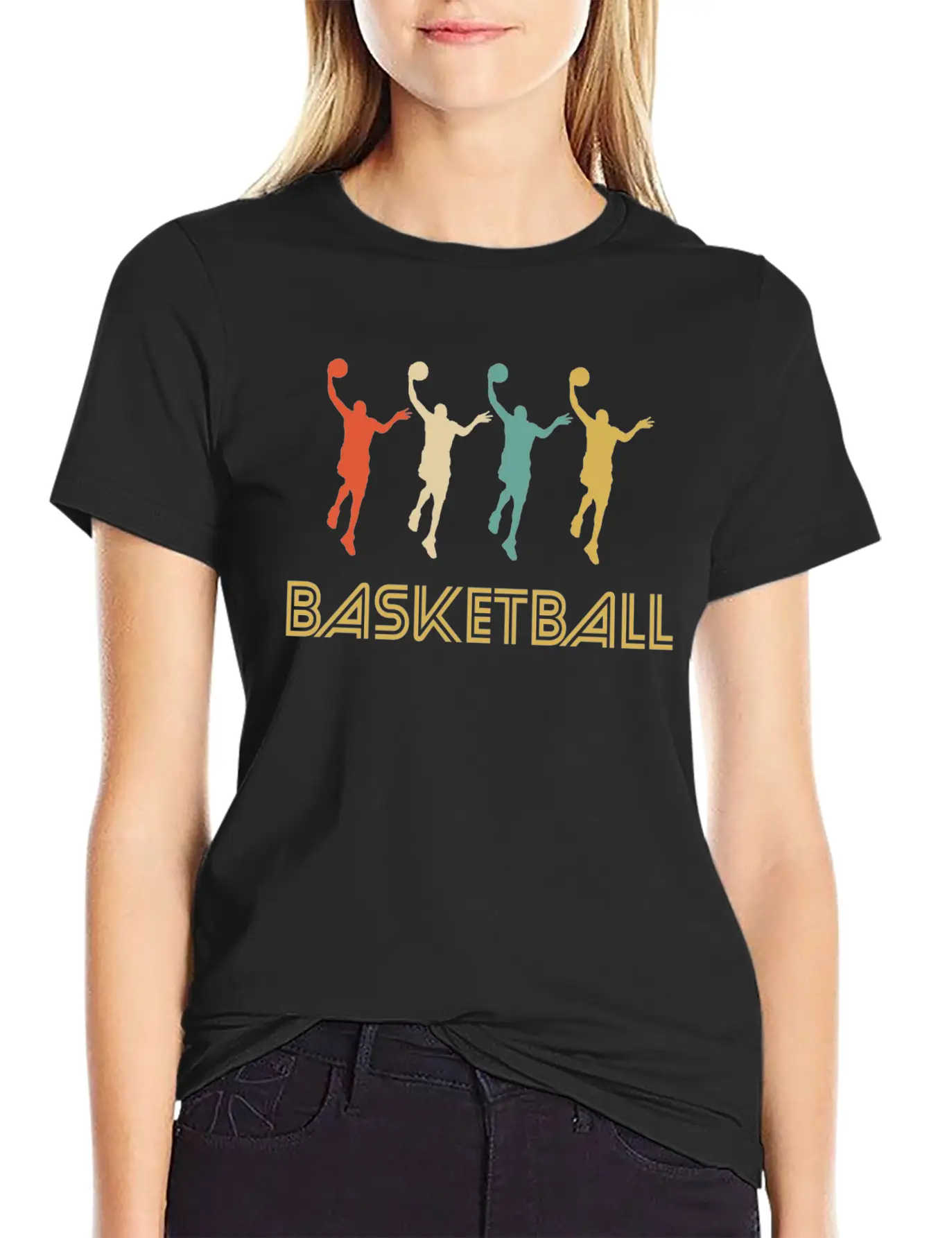 Basketball Player Pop Art Classic Cotton Tee – Unisex Comfort For Any Season