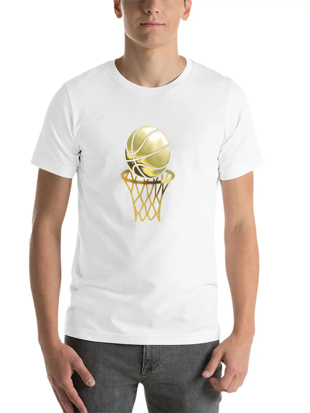 Basketball Player - Trophy Game Coach Sports - Relaxed Everyday Tee – Lightweight And Durable Cotton