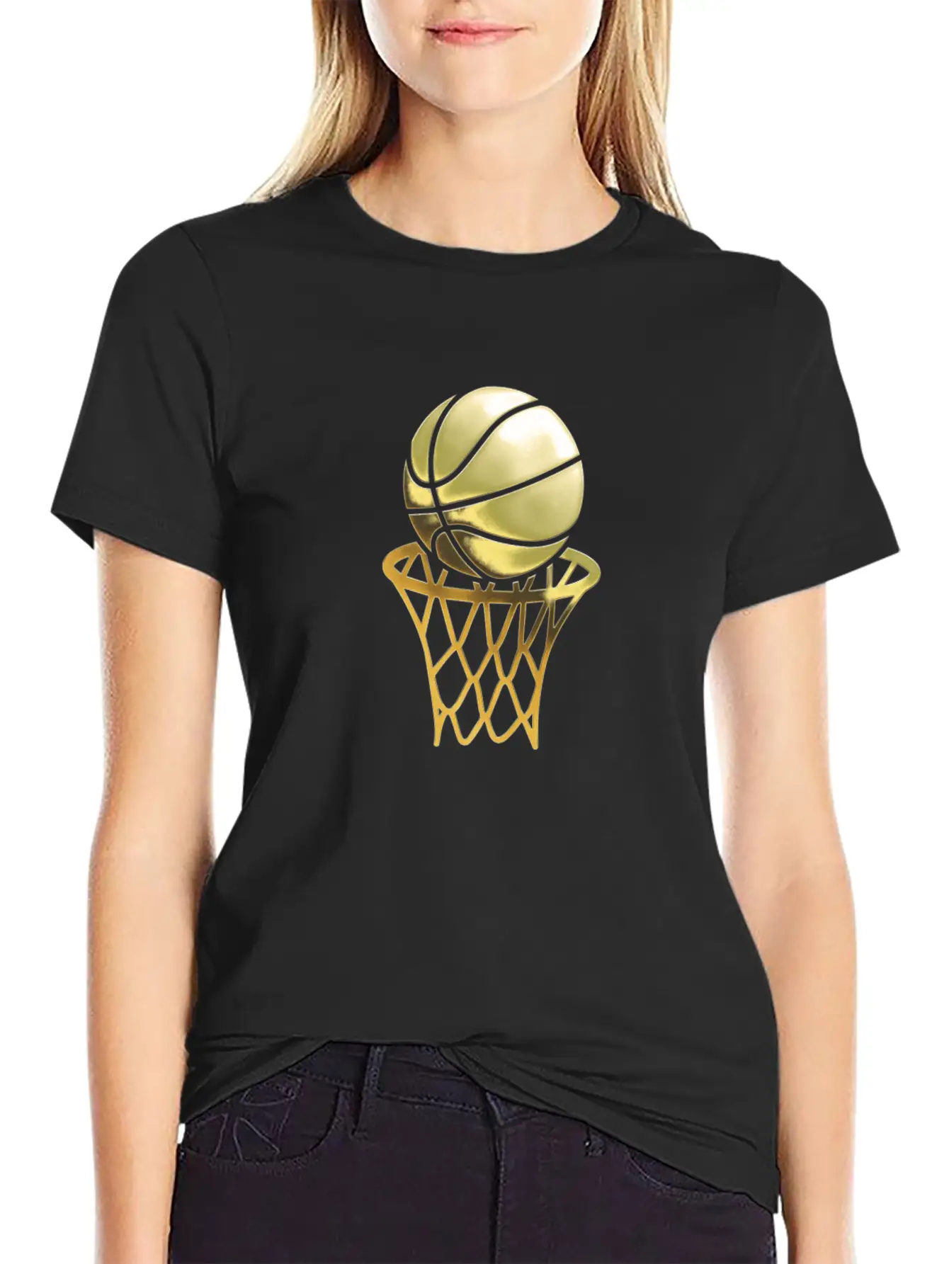 Basketball Player - Trophy Game Coach Sports - Relaxed Everyday Tee – Lightweight And Durable Cotton