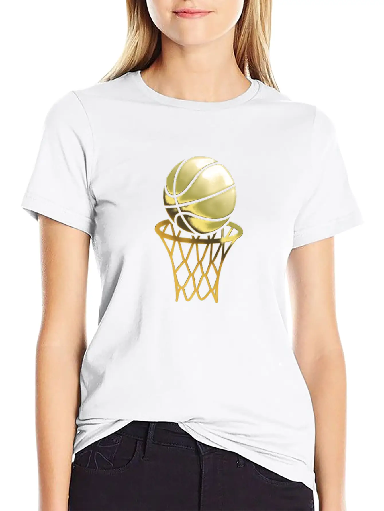 Basketball Player - Trophy Game Coach Sports - Relaxed Everyday Tee – Lightweight And Durable Cotton