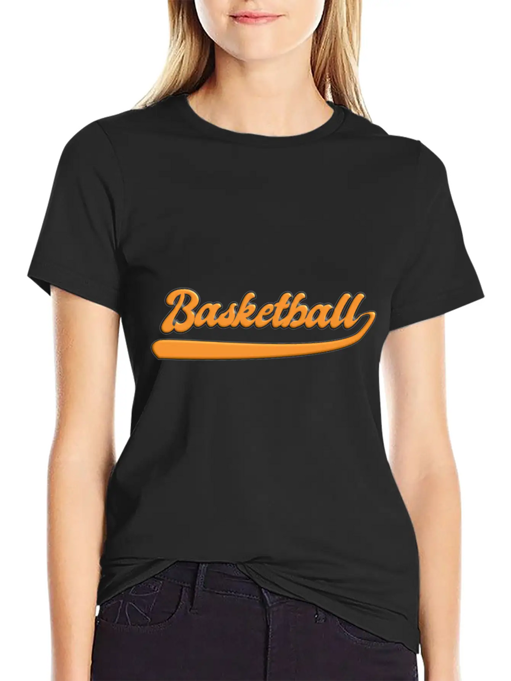 Basketball Slogan Logo 3D Basic Graphic T-Shirt – Daily Comfort In Soft Cotton