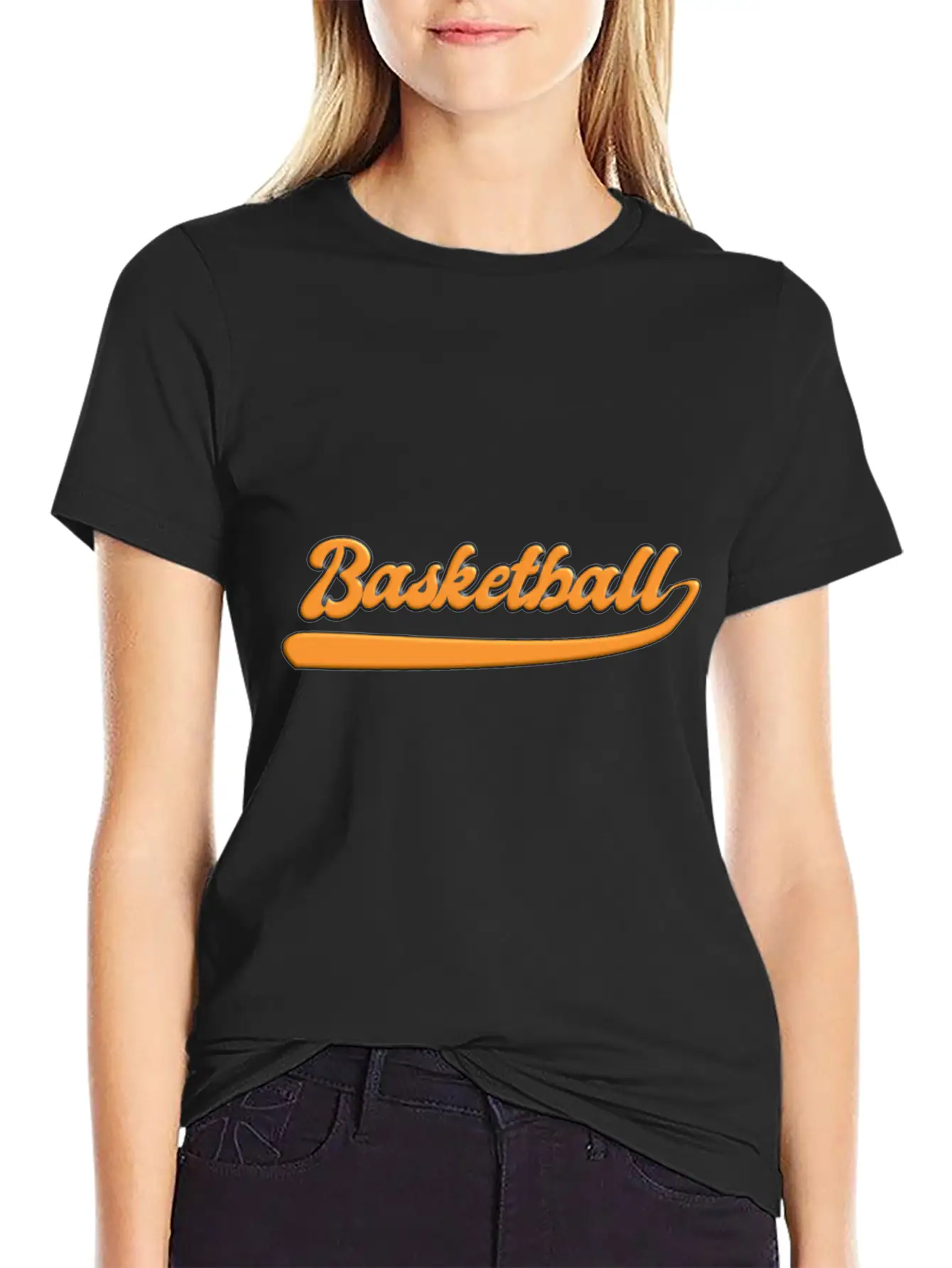 Basketball Slogan Logo 3D Basic Graphic T-Shirt – Daily Comfort In Soft Cotton