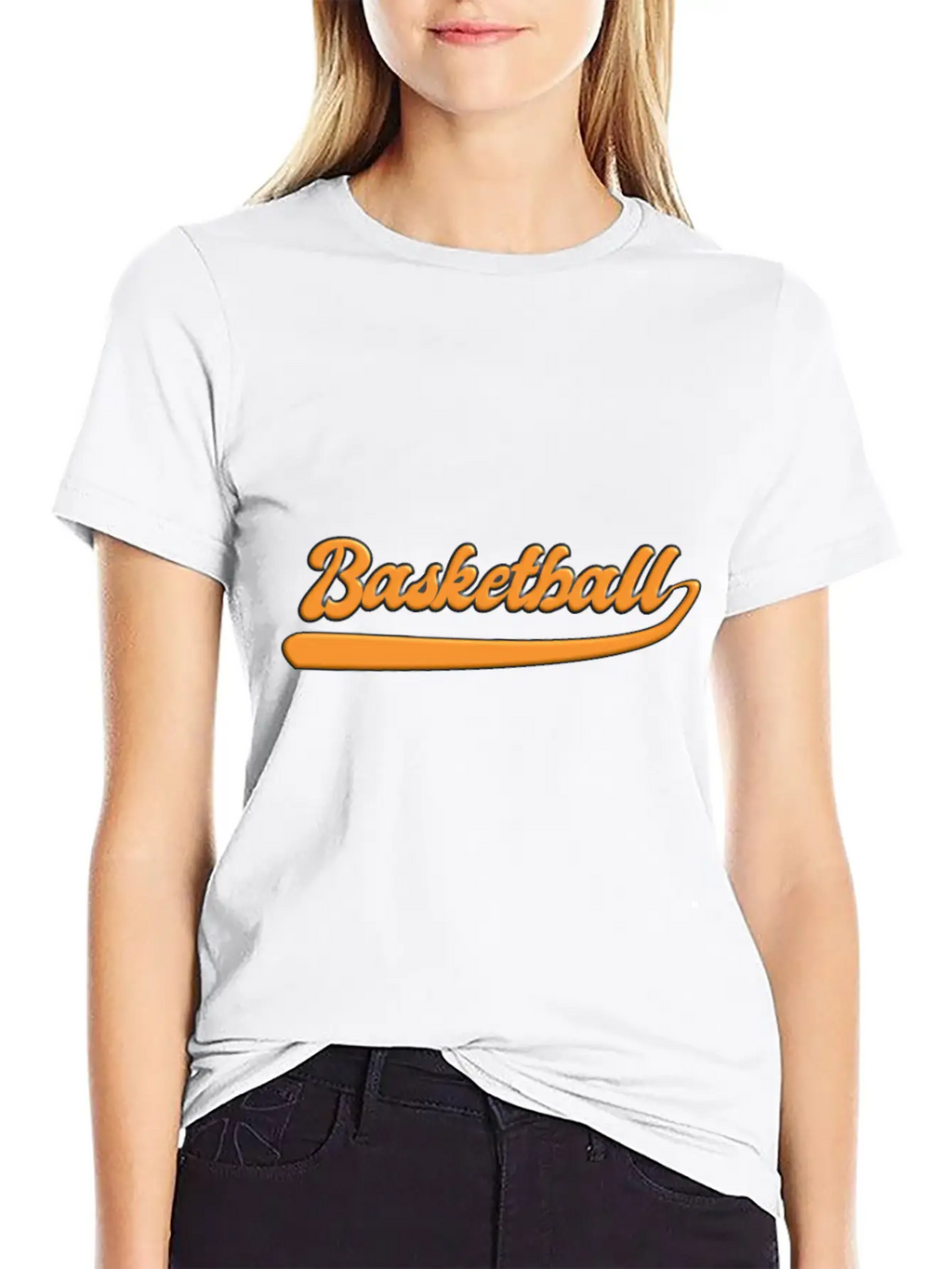 Basketball Slogan Logo 3D Basic Graphic T-Shirt – Daily Comfort In Soft Cotton
